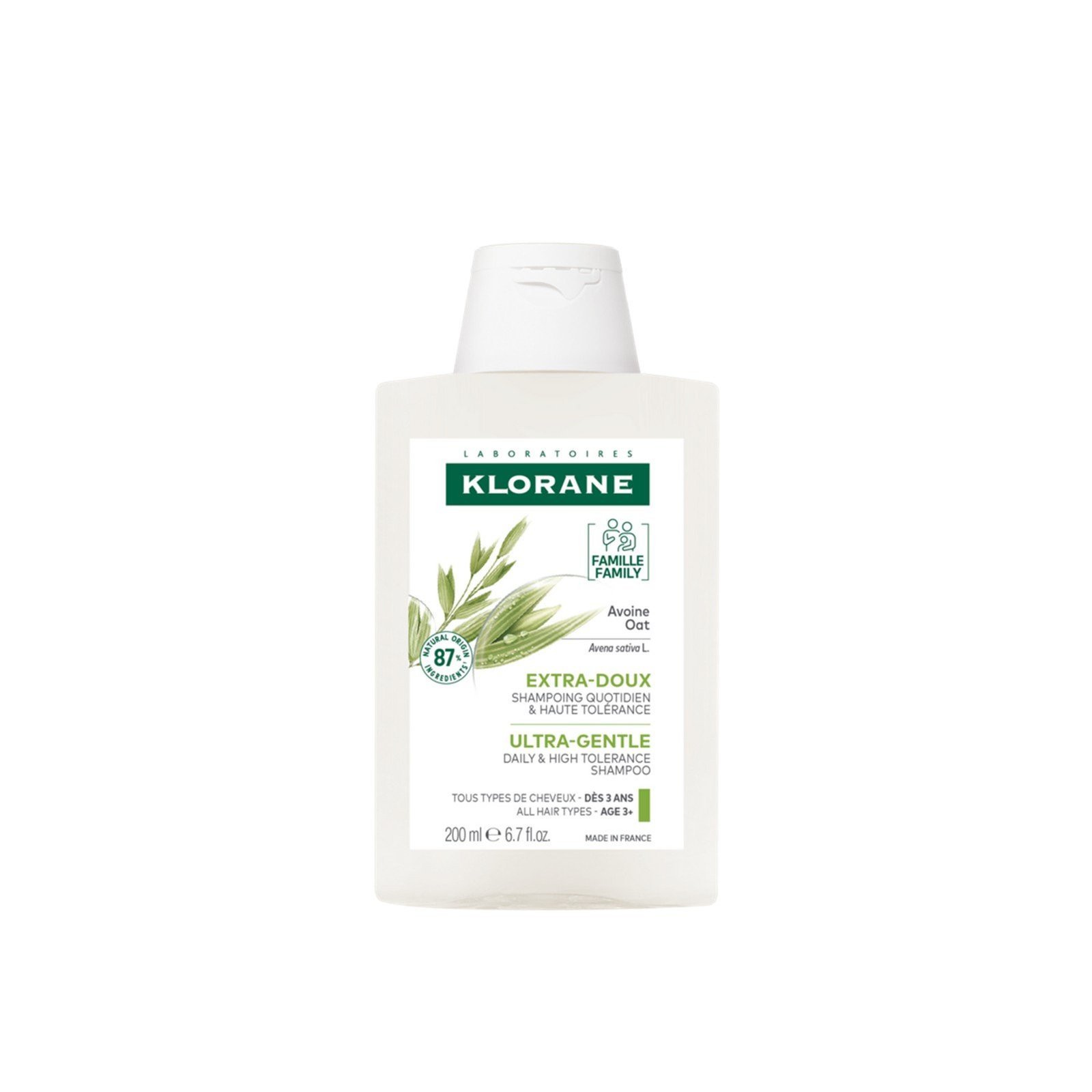 Klorane Ultra-Gentle Shampoo with Oat Milk 200ml