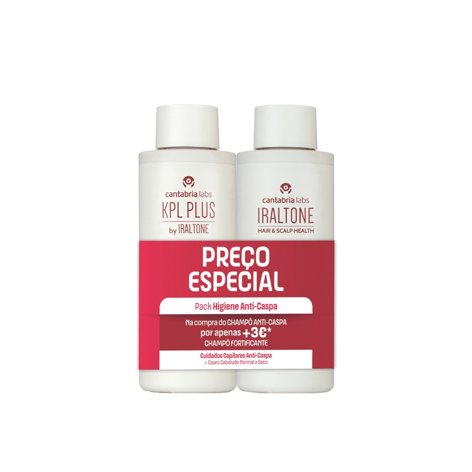 KPL Plus Dermatological Shampoo 200ml + Iraltone Fortifying Shampoo 200ml