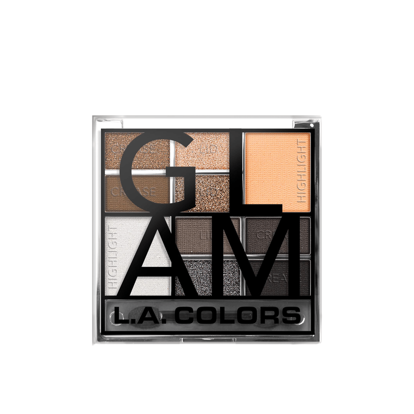 L.A. Colors Color Block Eyeshadow Palette CES137A Cool Glam 16g