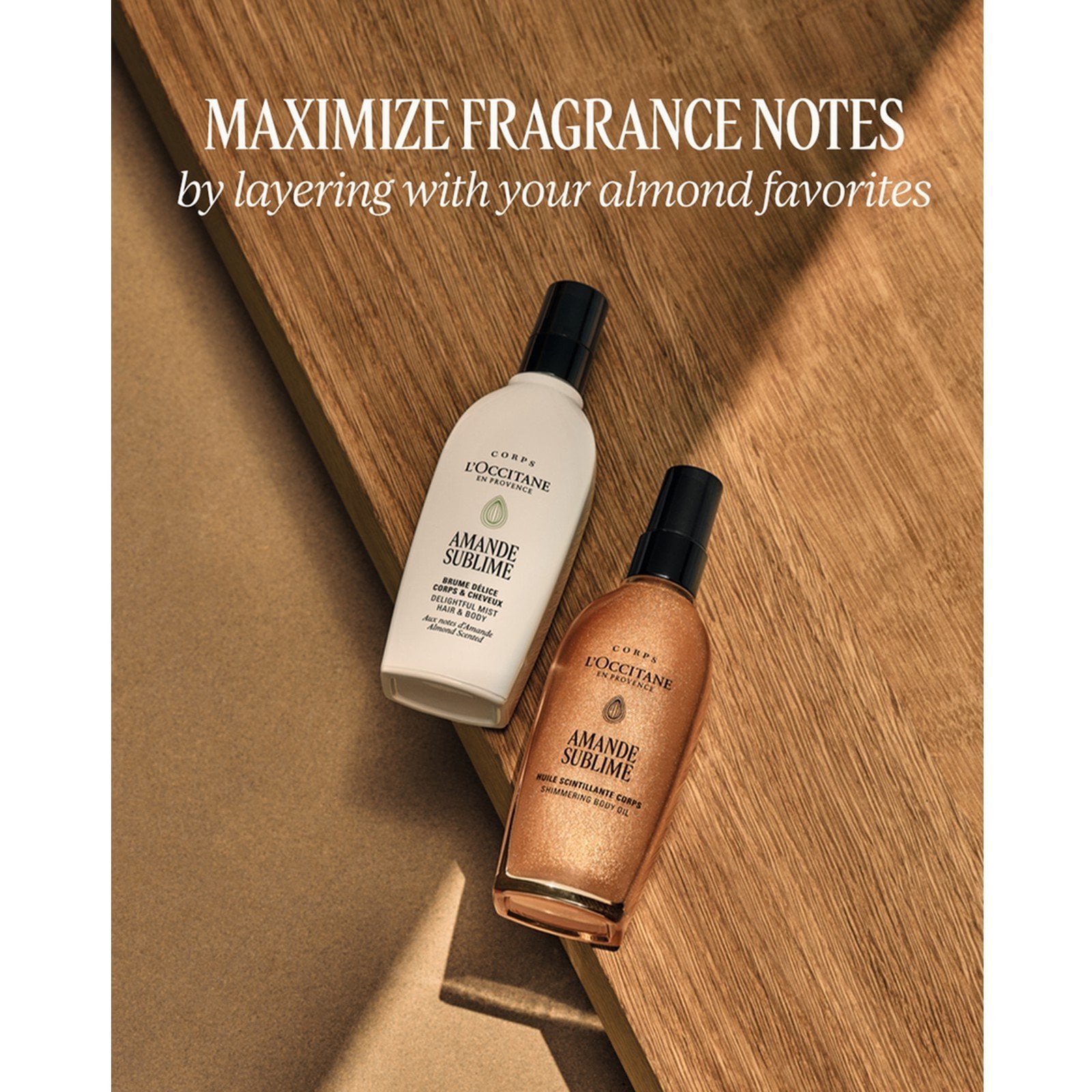 L'Occitane Almond Hair & Body Mist 100ml