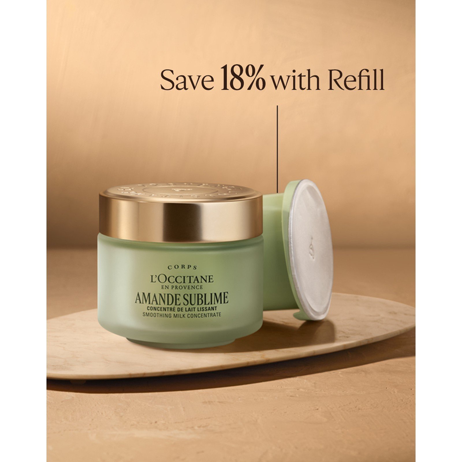 L'Occitane Almond Smoothing Milk Concentrate Refill 200ml