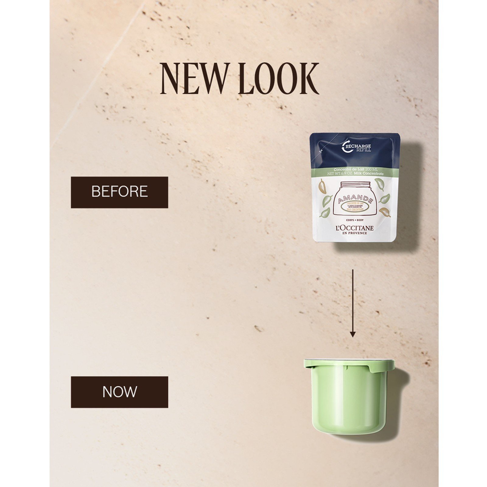 L'Occitane Almond Smoothing Milk Concentrate Refill 200ml