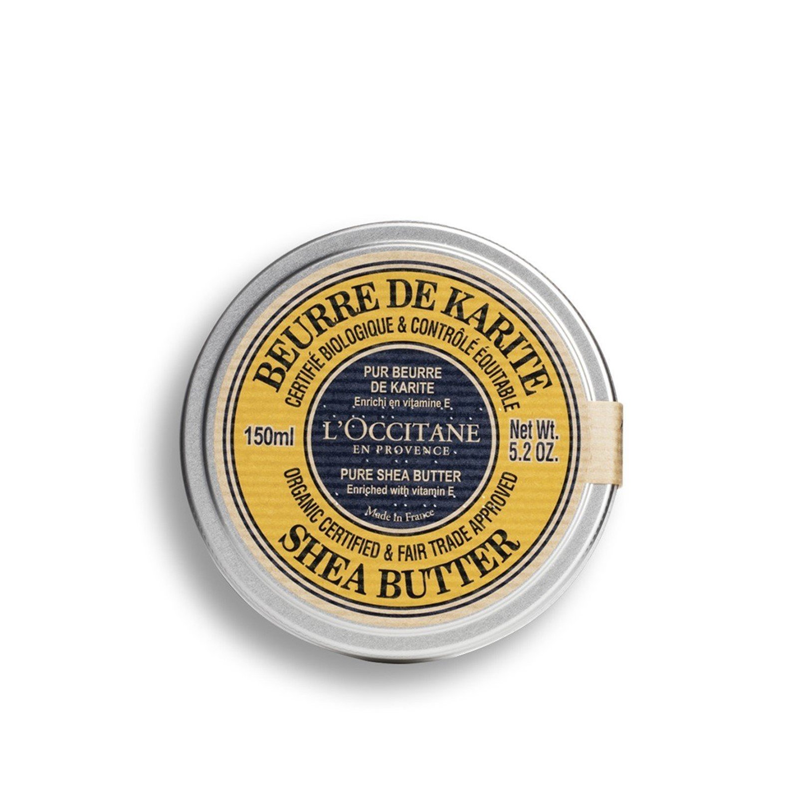 L'Occitane Organic Certified Pure Shea Butter 150ml (5.2oz)