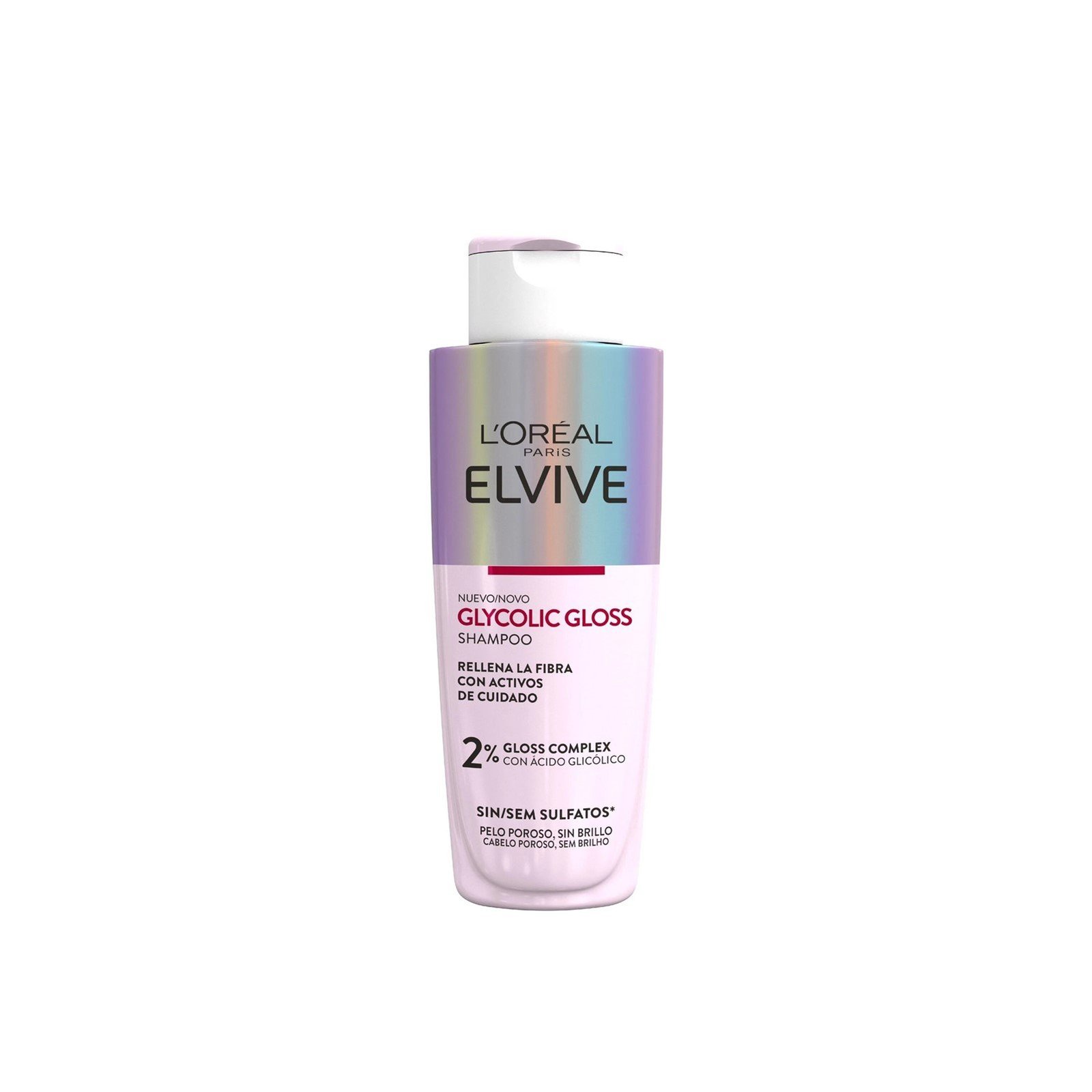 L'Oréal Paris Elvive Glycolic Gloss Shampoo 200ml (6.76 fl oz)