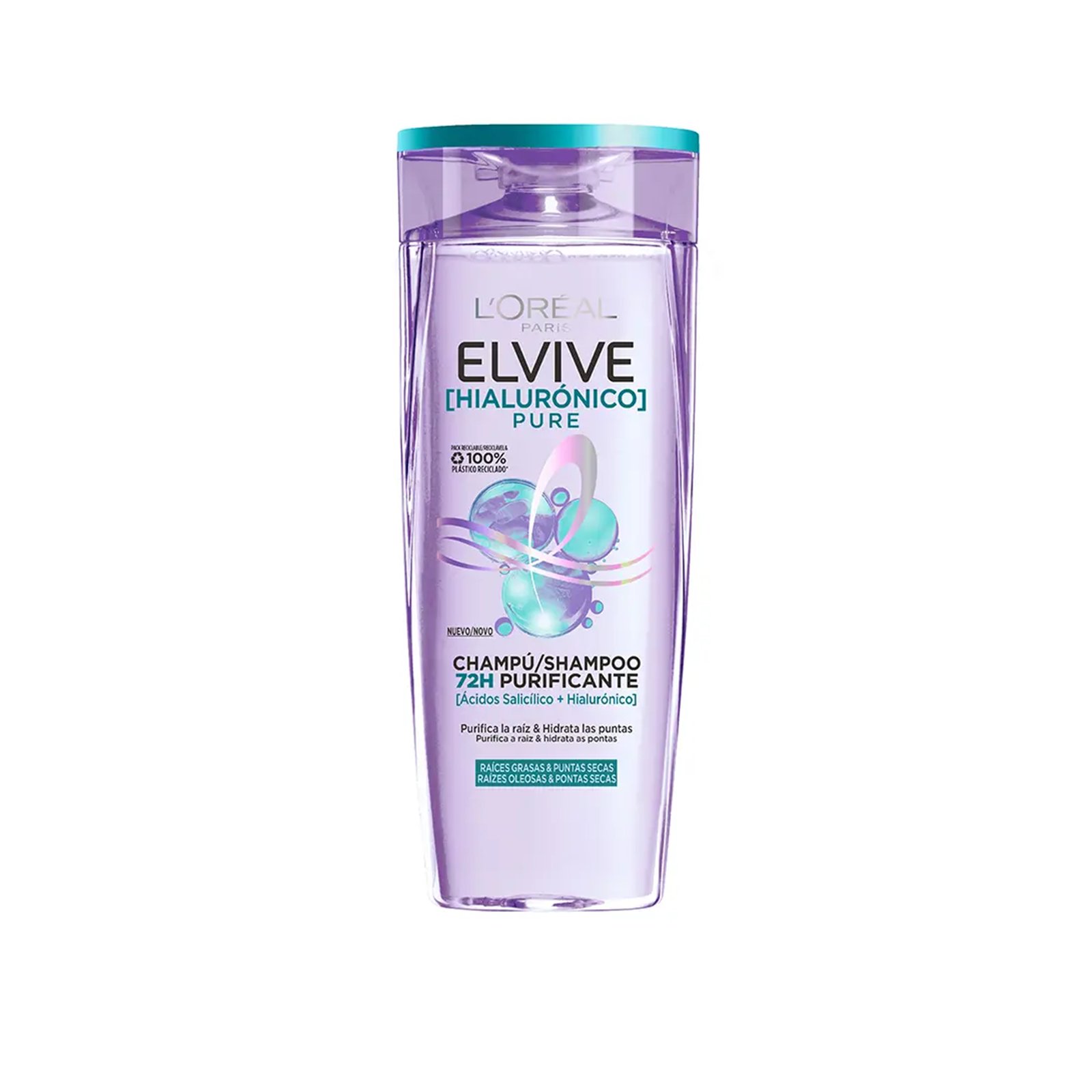 L'Oréal Paris Elvive Hyaluronic Pure 72H Purifying Shampoo 400ml (13.52 fl oz)