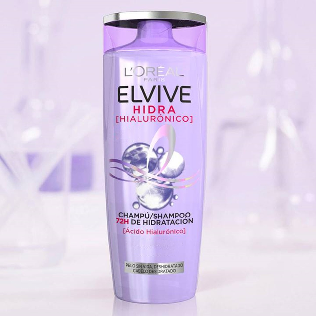 Elvive Hyaluronic Pure Shampoo and Conditioner x 400 ml-4 PCS