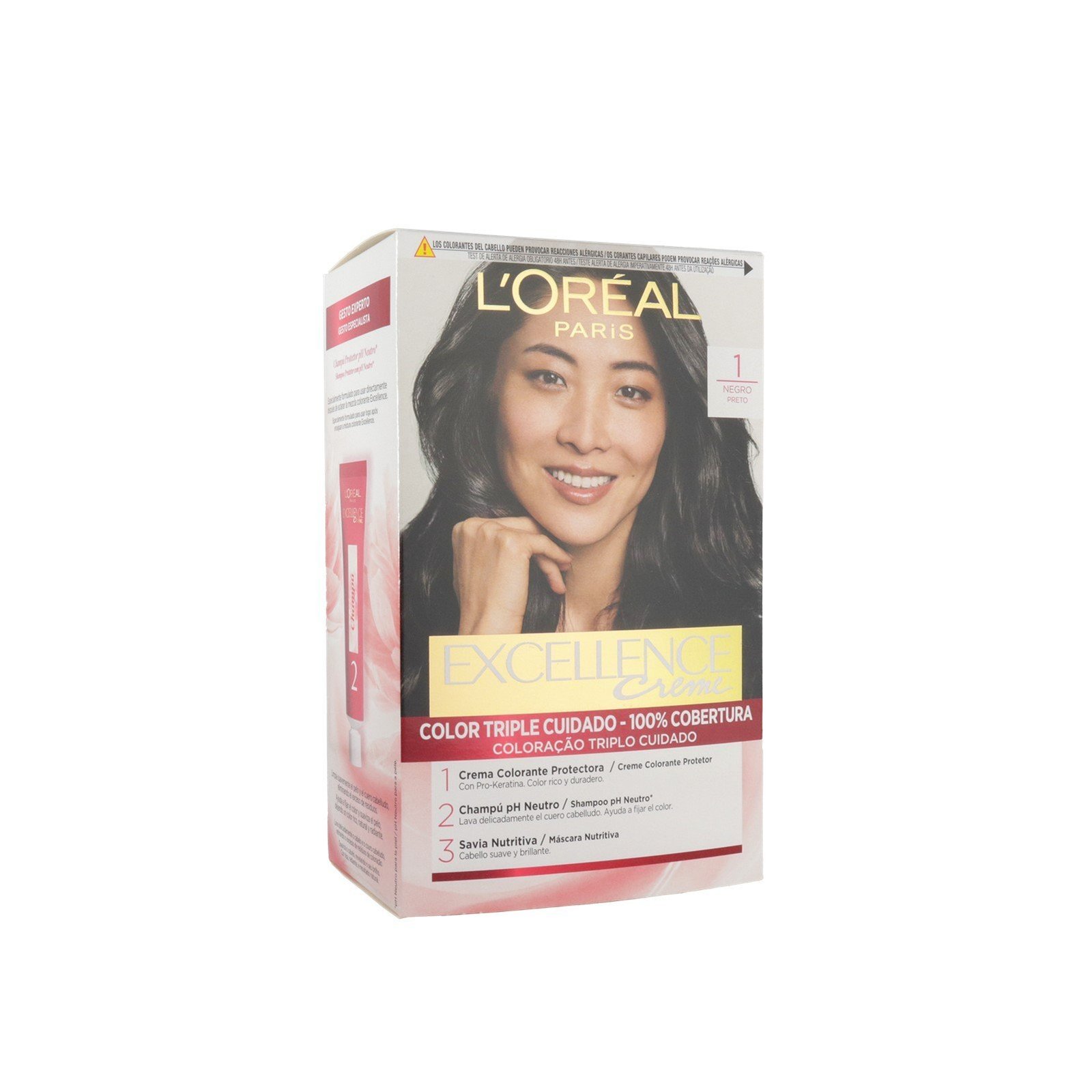 L'Oréal Paris Excellence Creme Hair Dye 1 Black