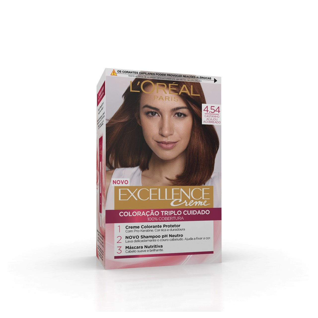 L'Oréal Paris Excellence Creme 4.54 Dark Copper Mahogany Hair Dye