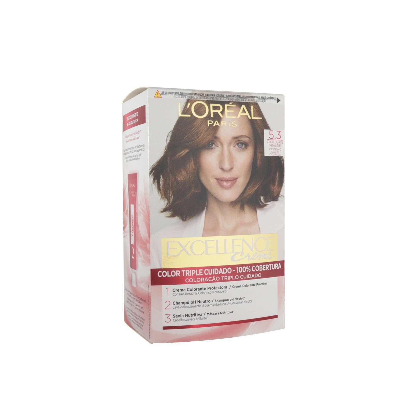 L'Oréal Paris Excellence Creme Hair Dye 5.3 Light Chestnut