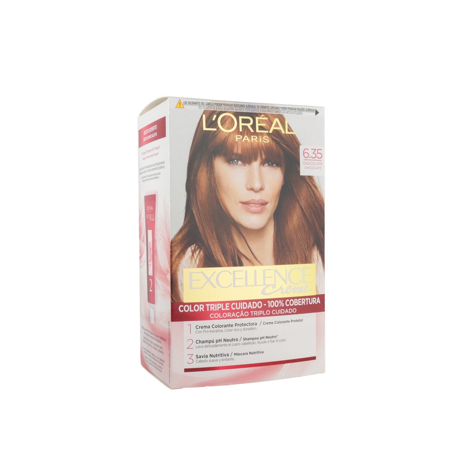 L'Oréal Paris Excellence Creme Hair Dye 6.35 Chocolate