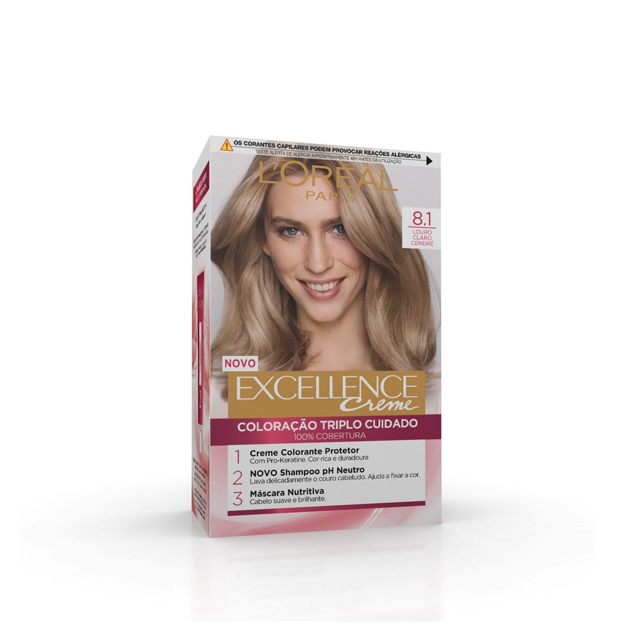 L'Oréal Paris Excellence Creme 8.1 Ash Blonde Hair Dye