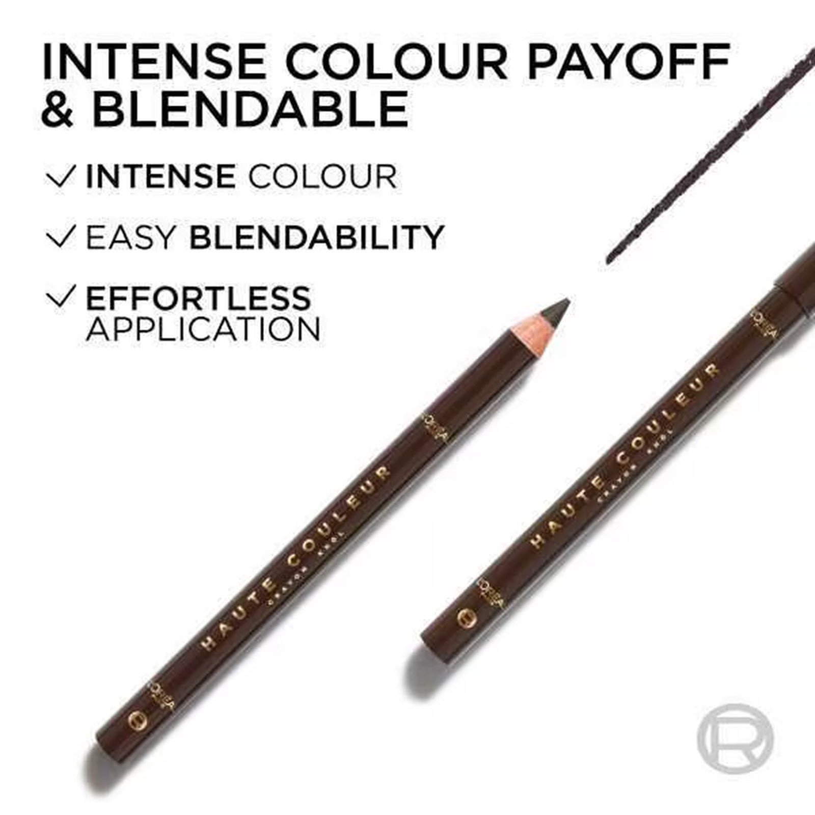 L'Oréal Paris Haute Couleur Crayon Khol Eyeliner 120 Brun Leather