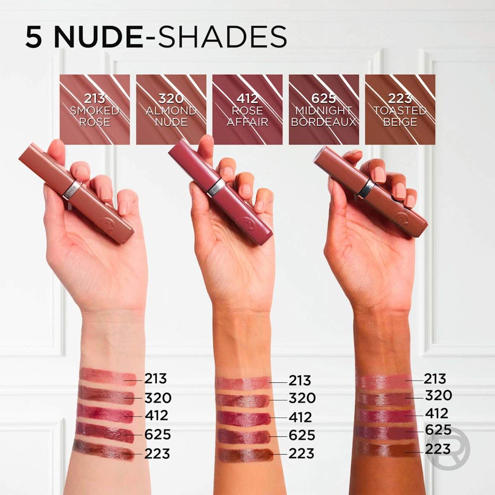 L'Oréal Paris Infallible Laque Resistance Liquid Lipstick 320 Almond Nude 4.3ml