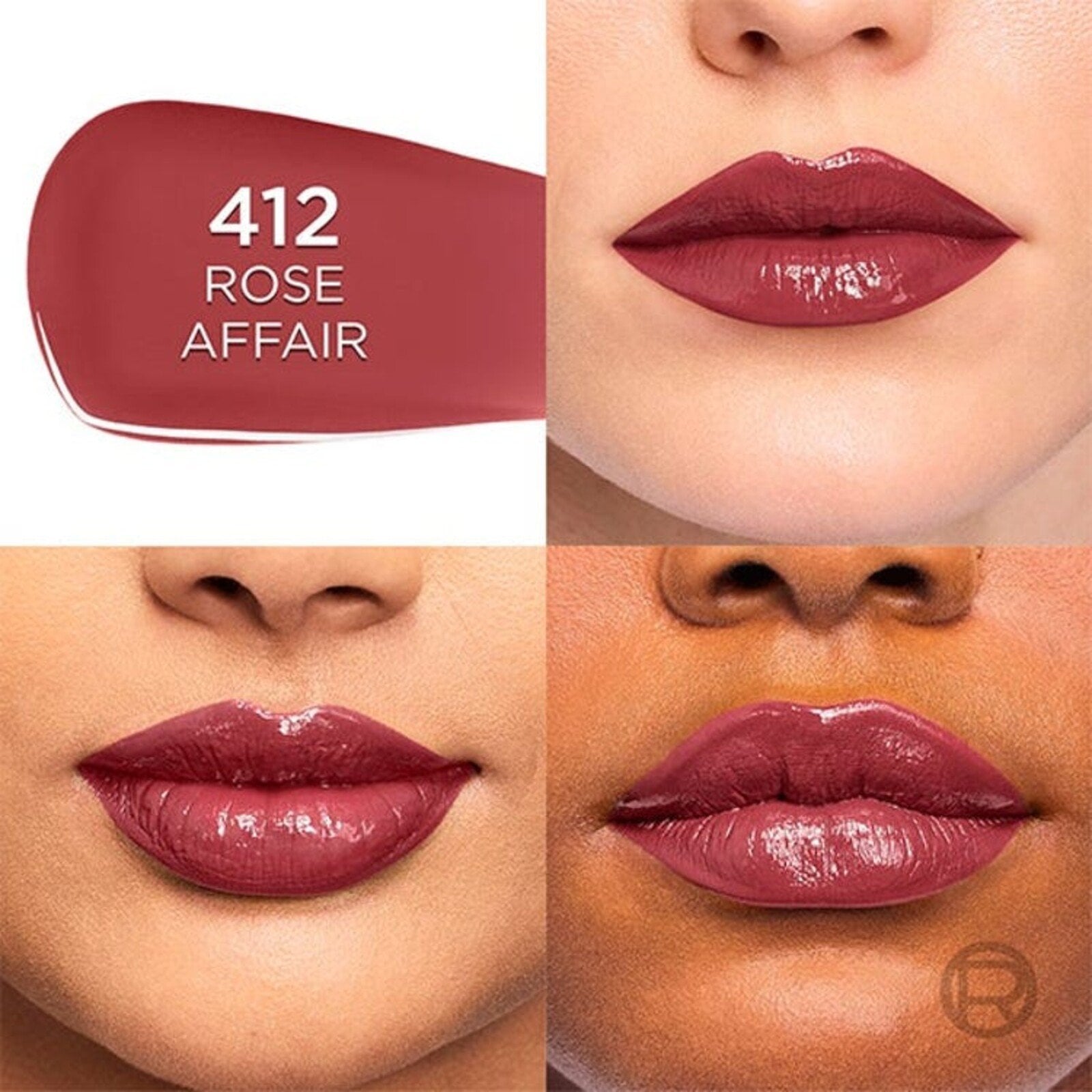 L'Oréal Paris Infallible Laque Resistance Liquid Lipstick 412 Rose Affair 4.3ml