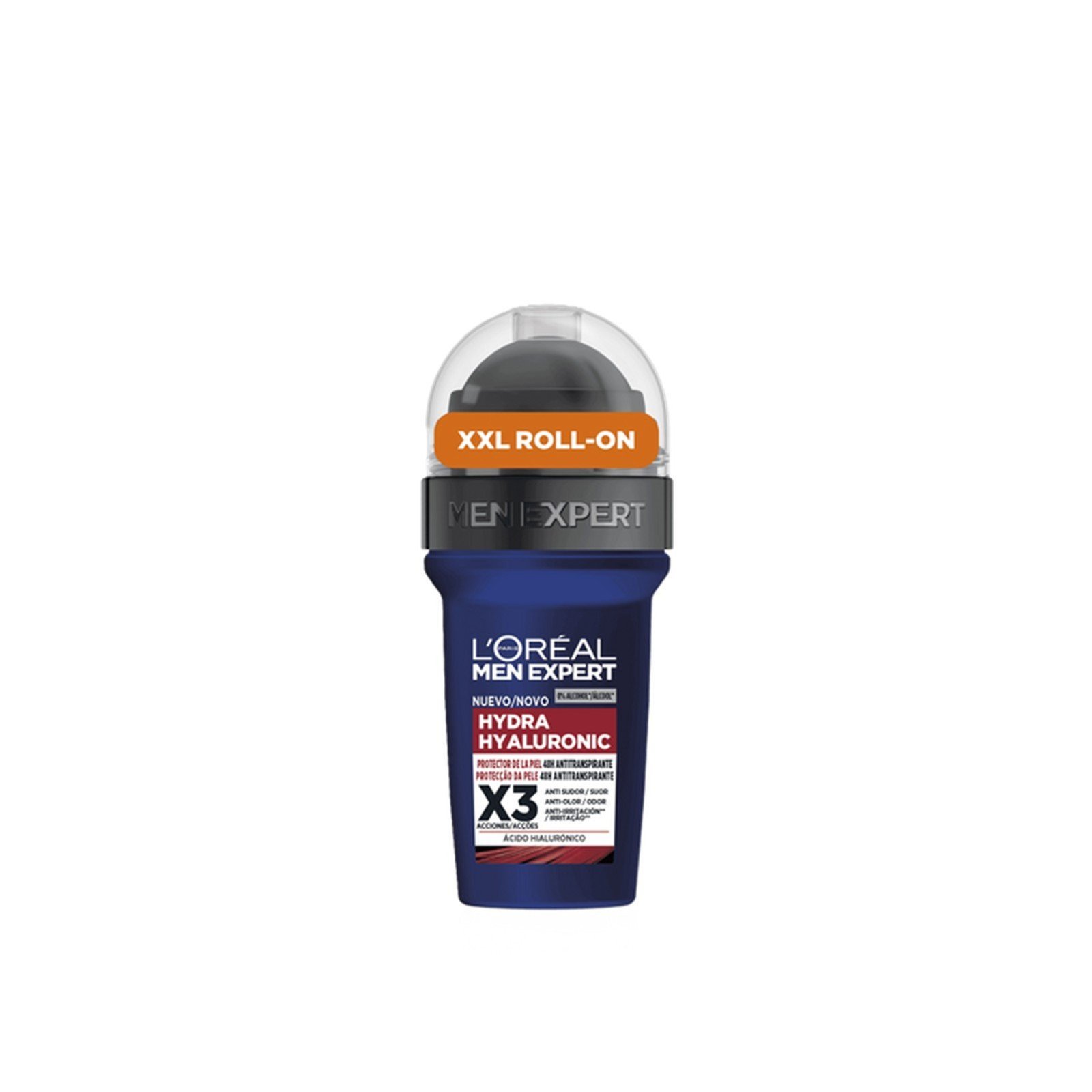 L'Oréal Paris Men Expert Hydra Hyaluronic 72h Anti-Perspirant Deodorant Roll-On 50ml