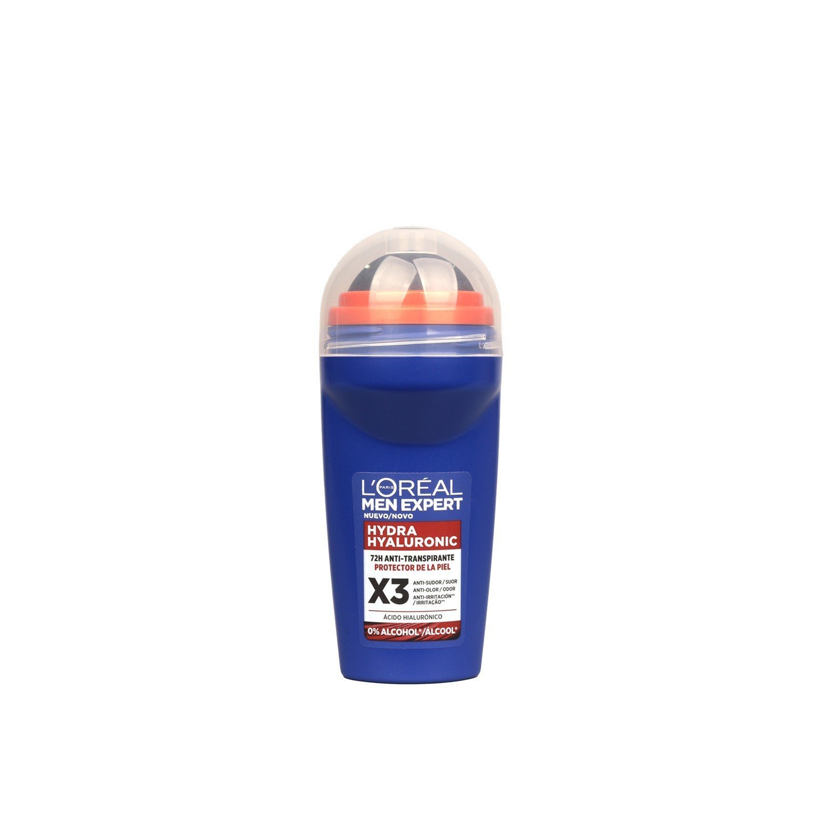 L'Oréal Paris Men Expert Hydra Hyaluronic 72h Anti-Perspirant Deodorant Roll-On 50ml