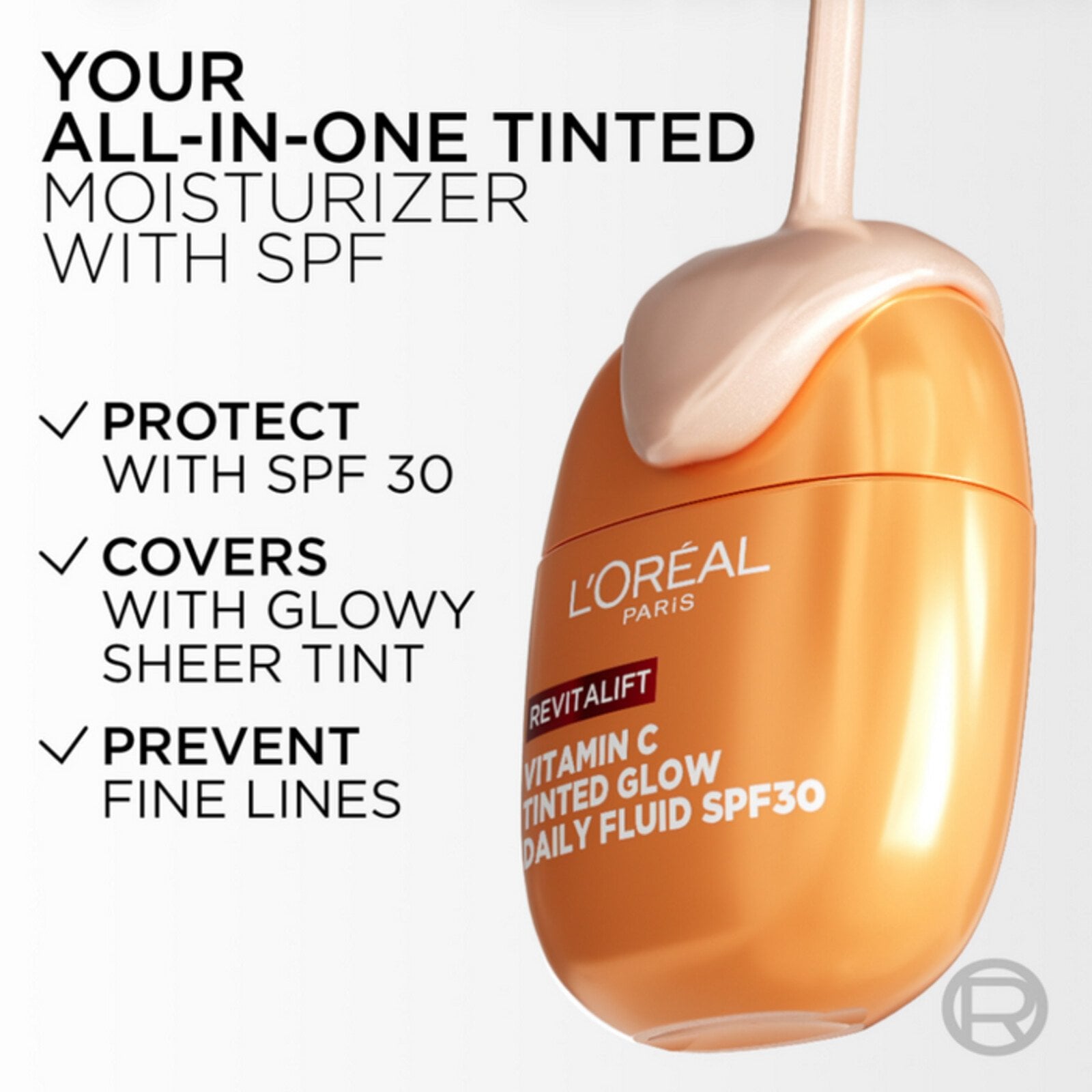 L'Oréal Paris Revitalift Vitamin C Tinted Glow Daily Fluid SPF30 40ml