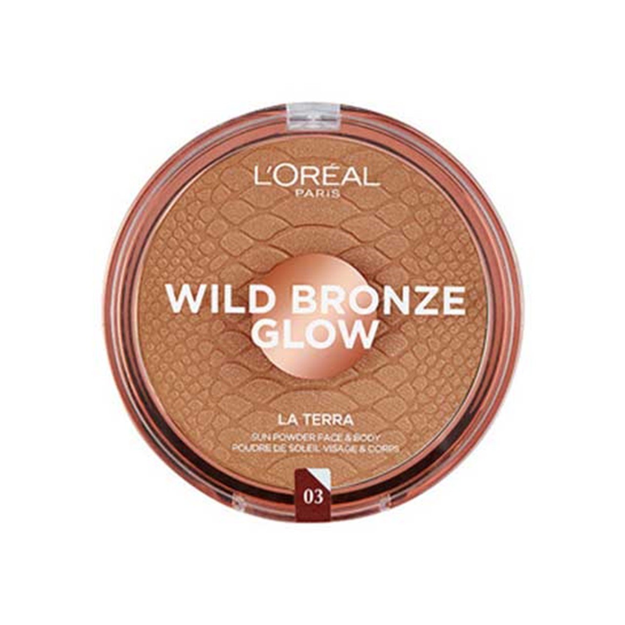 L'Oréal Paris Wild Bronze Glow La Terra 03 Medium Bronze 18g (0.63oz)