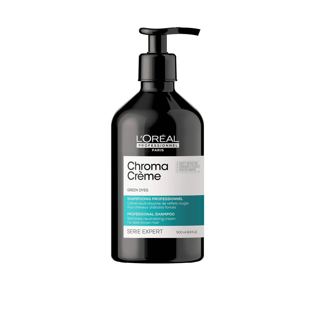 L'Oréal Professionnel Série Expert Chroma Crème Green Shampoo 500ml (16.91fl oz)