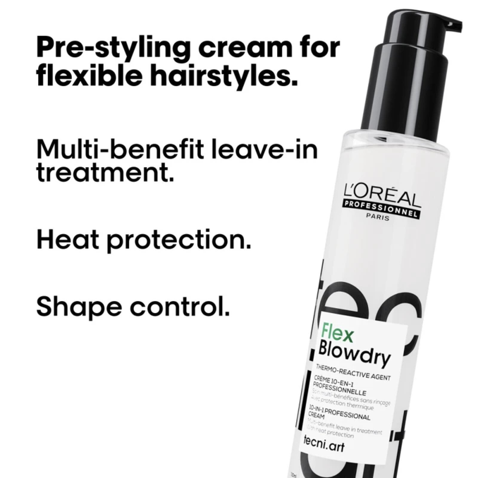 L'Oréal Professionnel TecniArt Flex Blowdry 10-In-1 Professional Cream 150ml