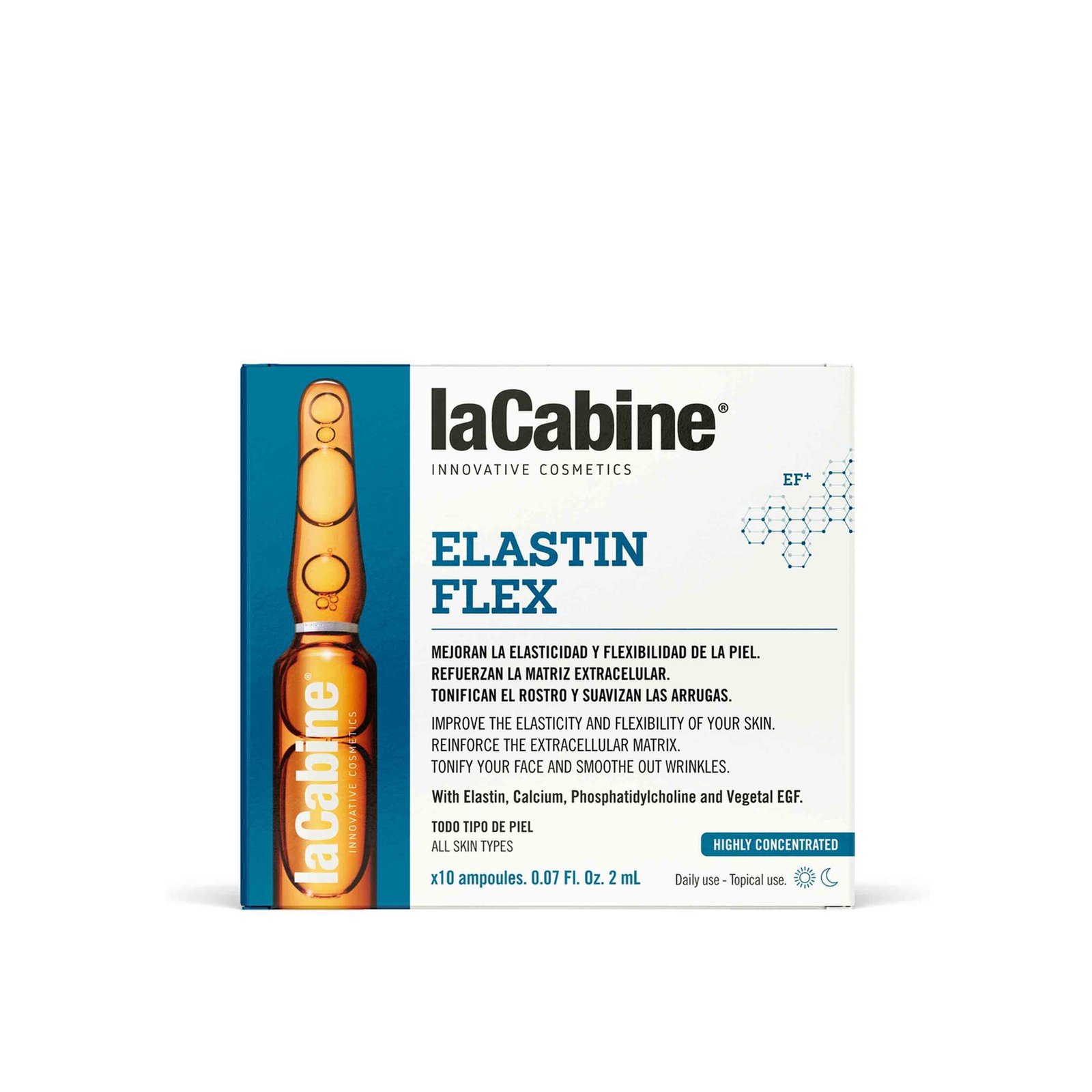 La Cabine Elastin Flex Concentrated Ampoules 10x2ml (10x0.07 fl oz)