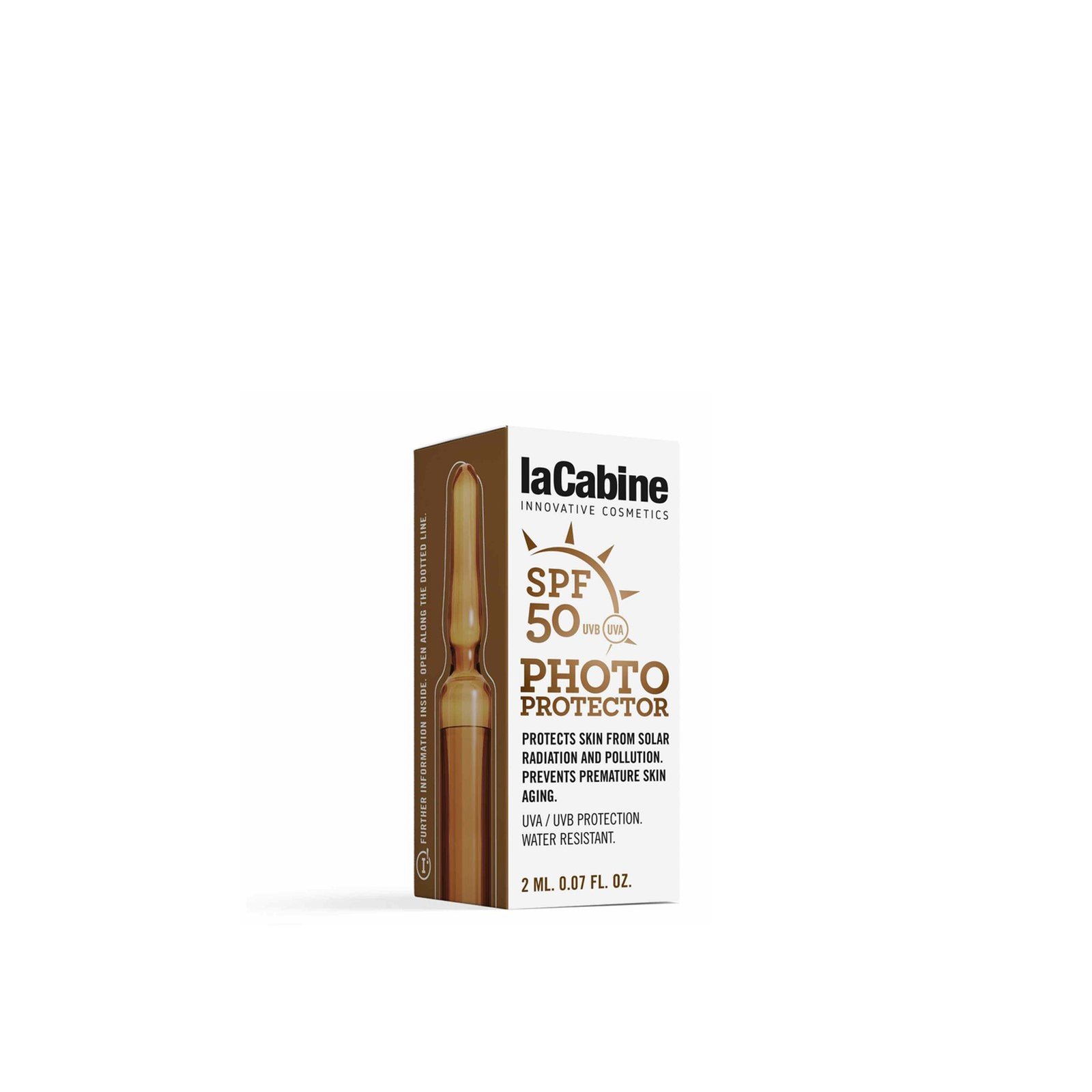 La Cabine Photoprotector Sunscreen SPF50 Concentrated Ampoule 1x2ml