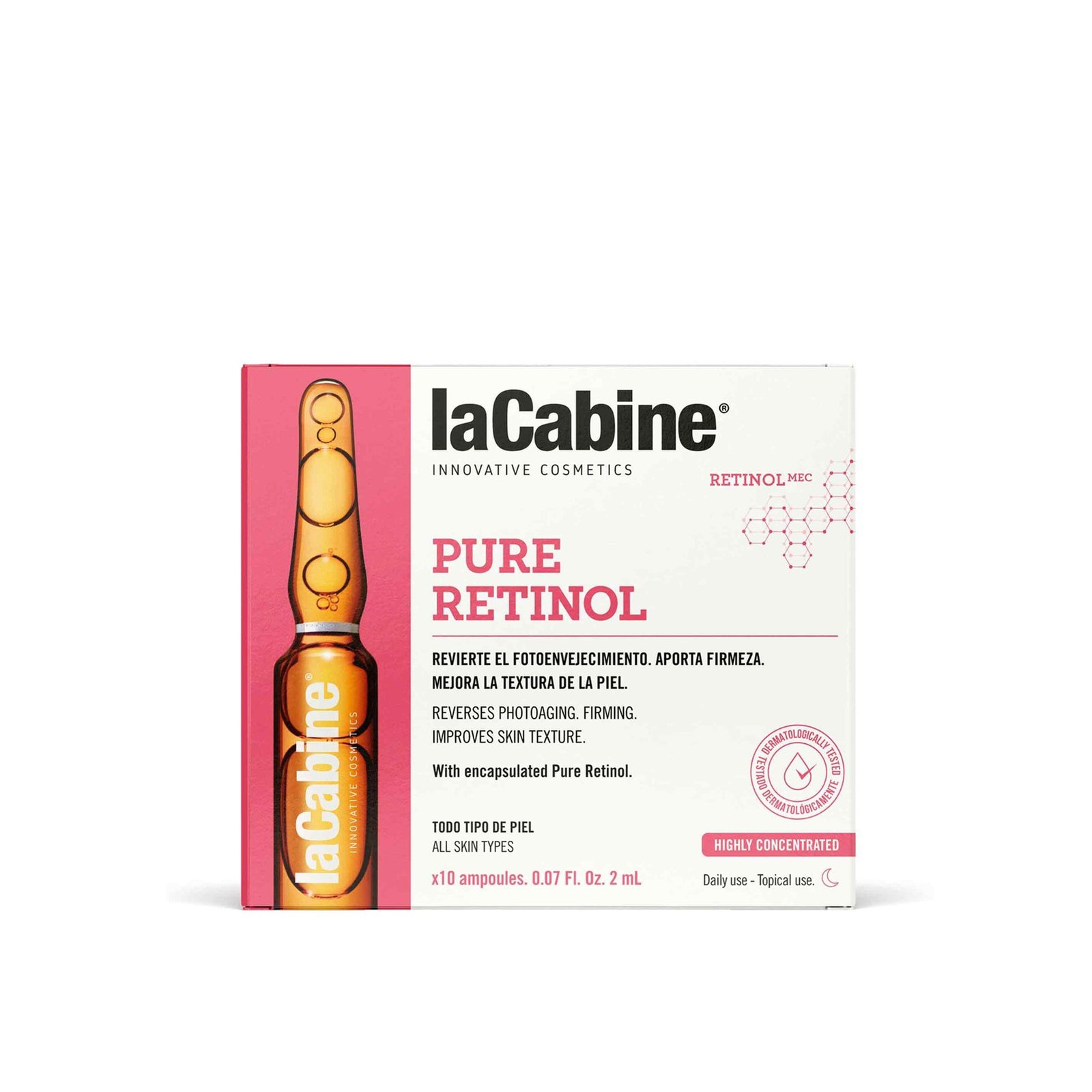 La Cabine Pure Retinol Concentrated Ampoules 10x2ml (10x0.07 fl oz)