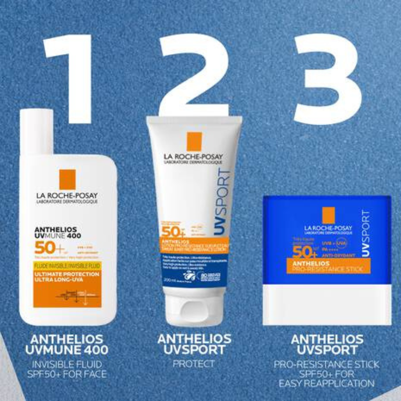 La Roche-Posay Anthelios UV Sport Wet & Sweat Pro-Resistance Sunscreen SPF50+ 200ml