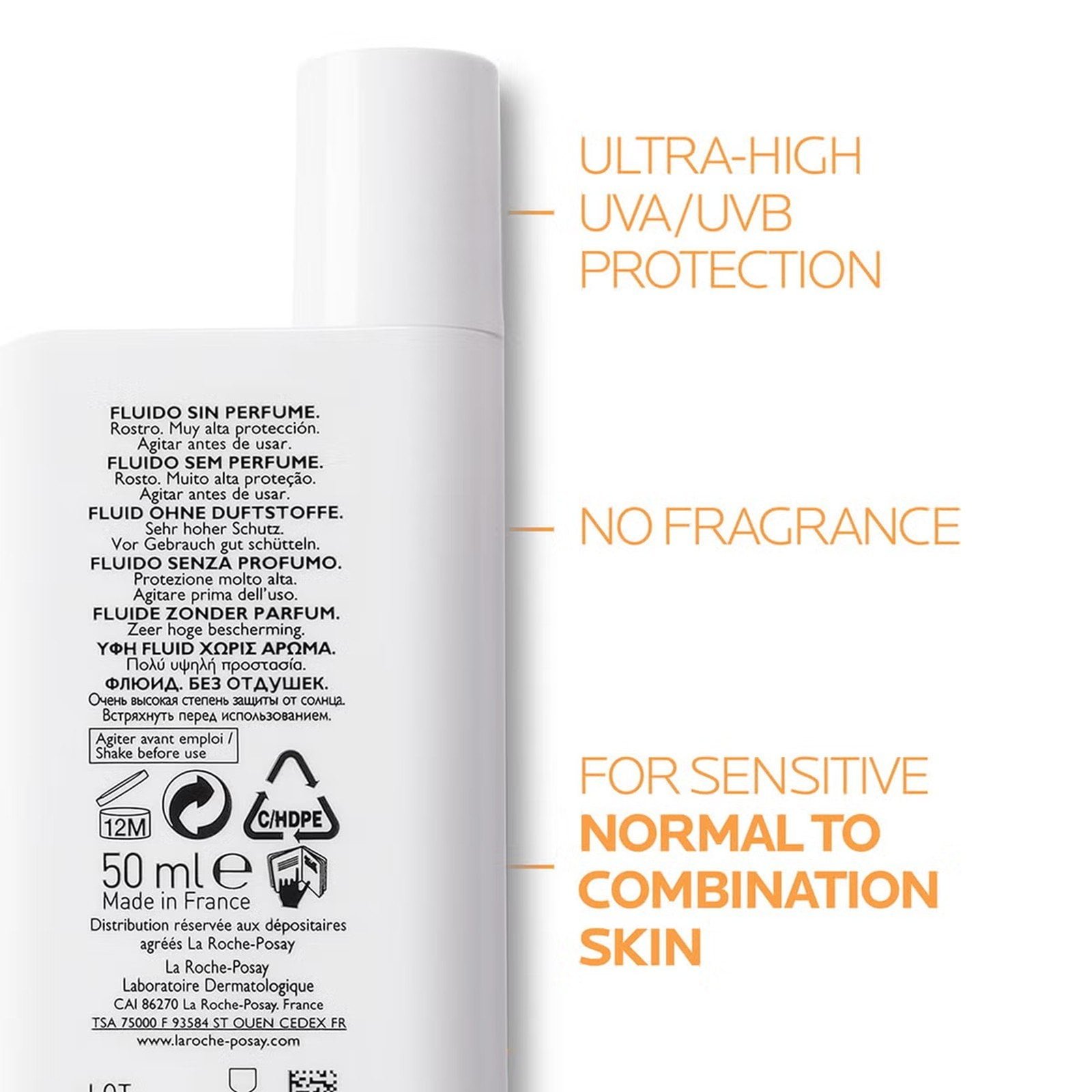 La Roche-Posay Anthelios UVMune 400 Color Fluid SPF50+ Tinted Sunscreen 50ml