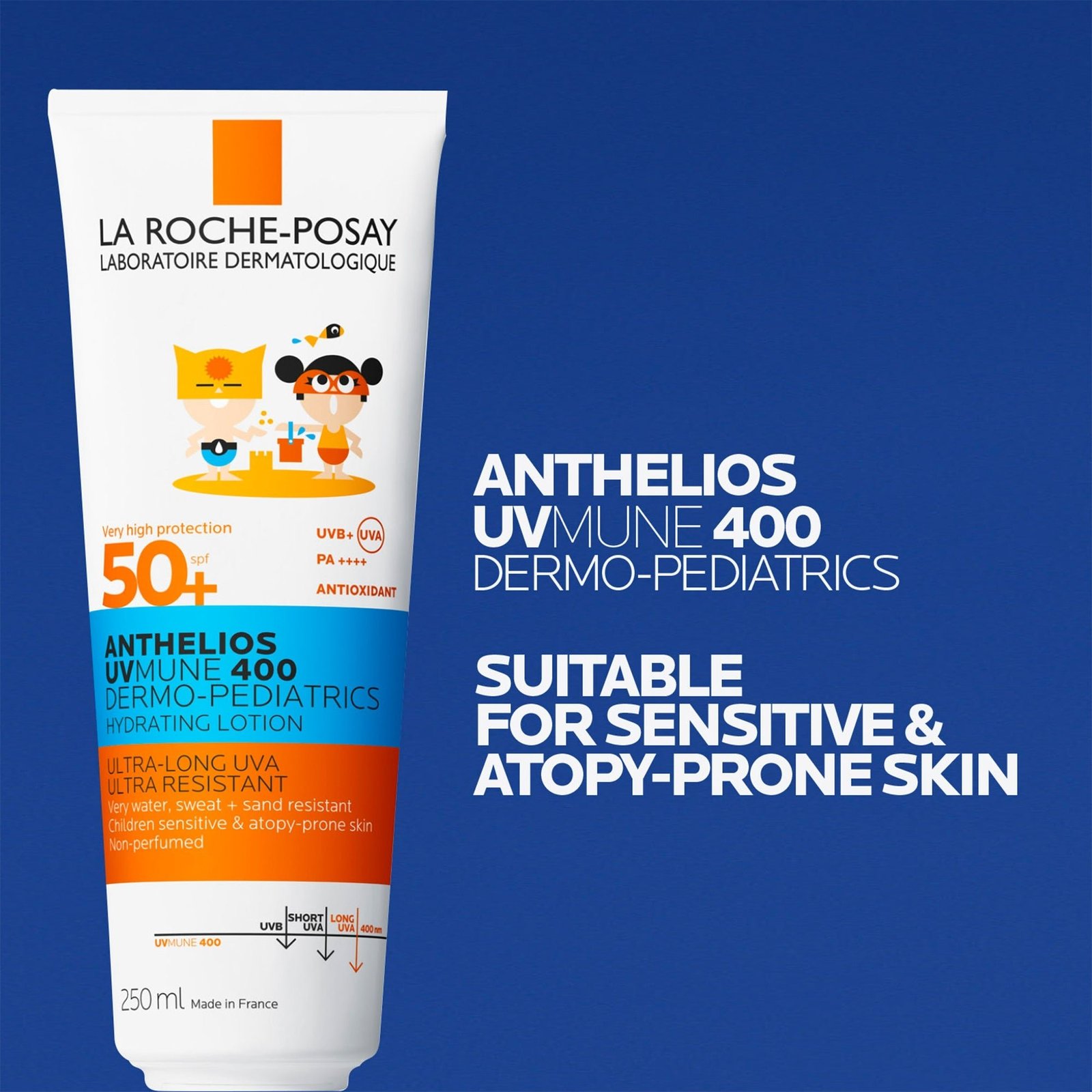 La Roche-Posay Anthelios UVMune 400 Dermo-Pediatrics لوشن مرطب واقي من الشمس SPF50+ 250ml