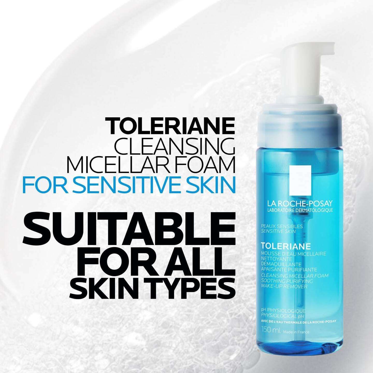 La Roche-Posay Toleriane Schiuma Micellare Detergente 150ml