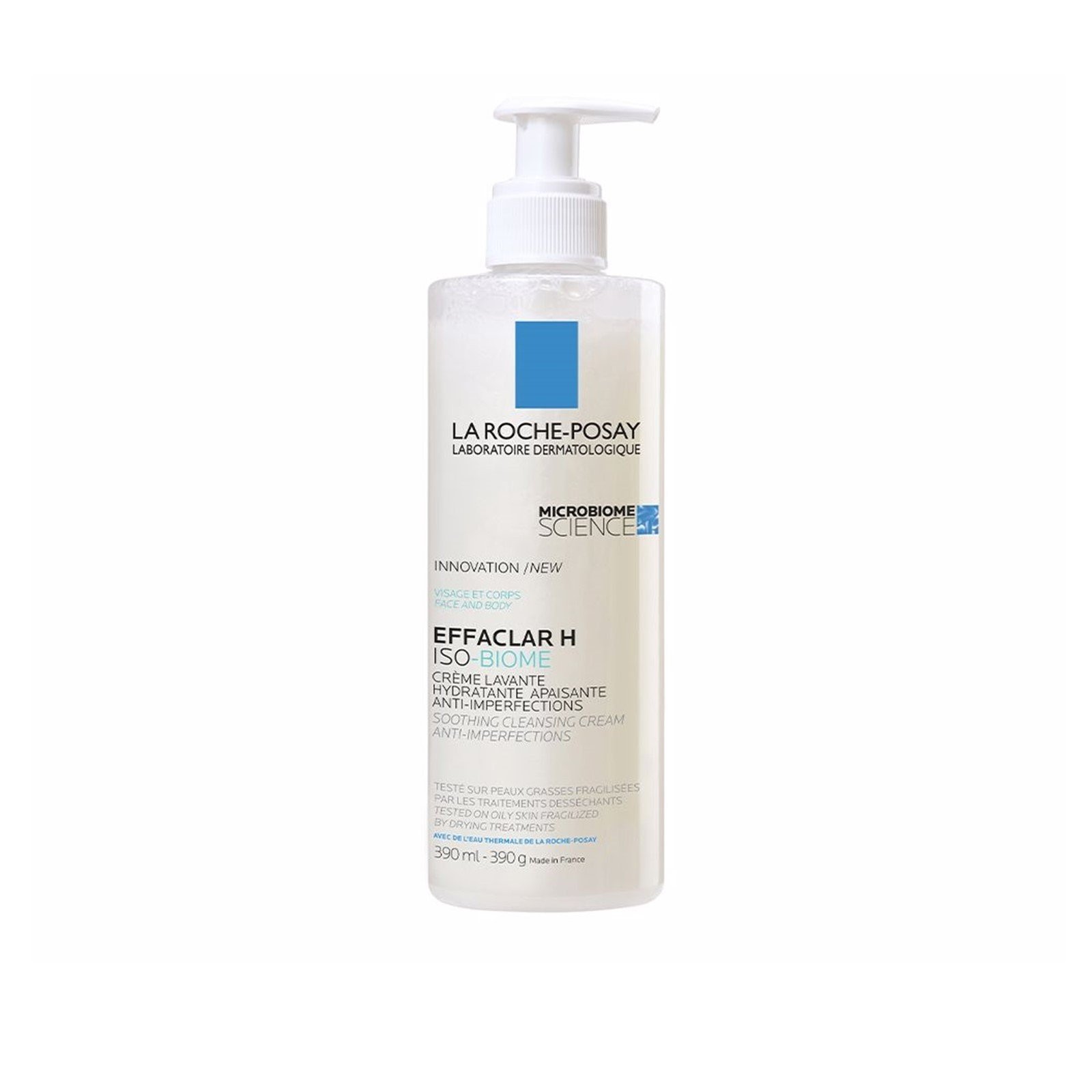 La Roche-Posay Effaclar H Iso-Biome Soothing Cleansing Cream 390ml