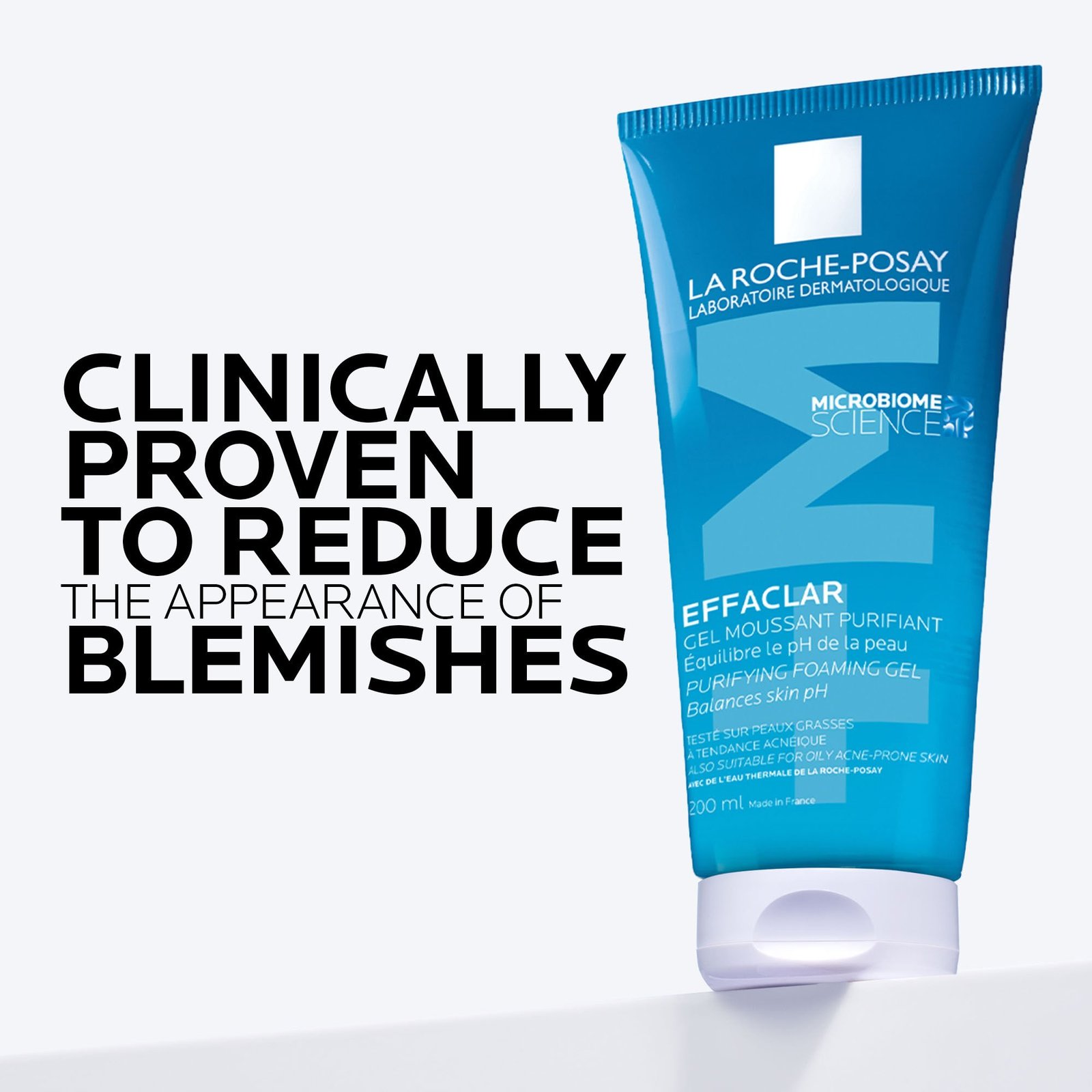 La Roche-Posay Effaclar +M منقي رغوي جل 200ml