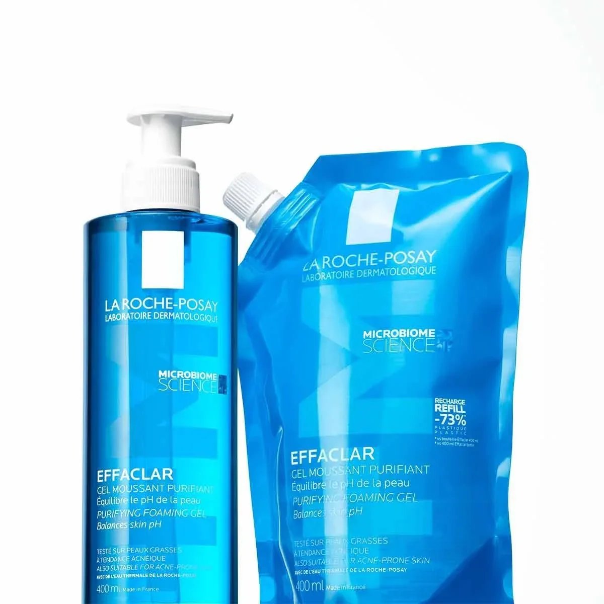 La Roche-Posay Effaclar +M Valomasis Putojantis Gelis Riebiai Odai 400ml