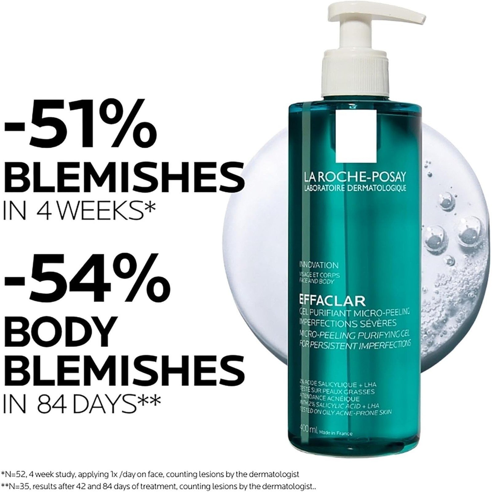 La Roche-Posay Effaclar Micro-Peeling Purifying Gel 400ml