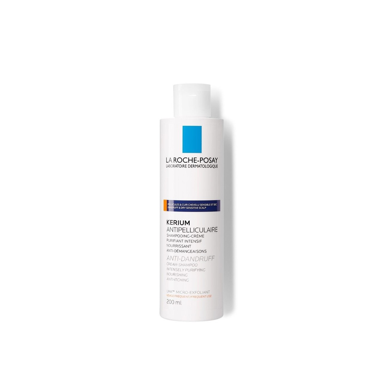 La Roche-Posay Kerium Anti-Dandruff Cream-Shampoo Dry Scalp 200ml (6.76fl oz)