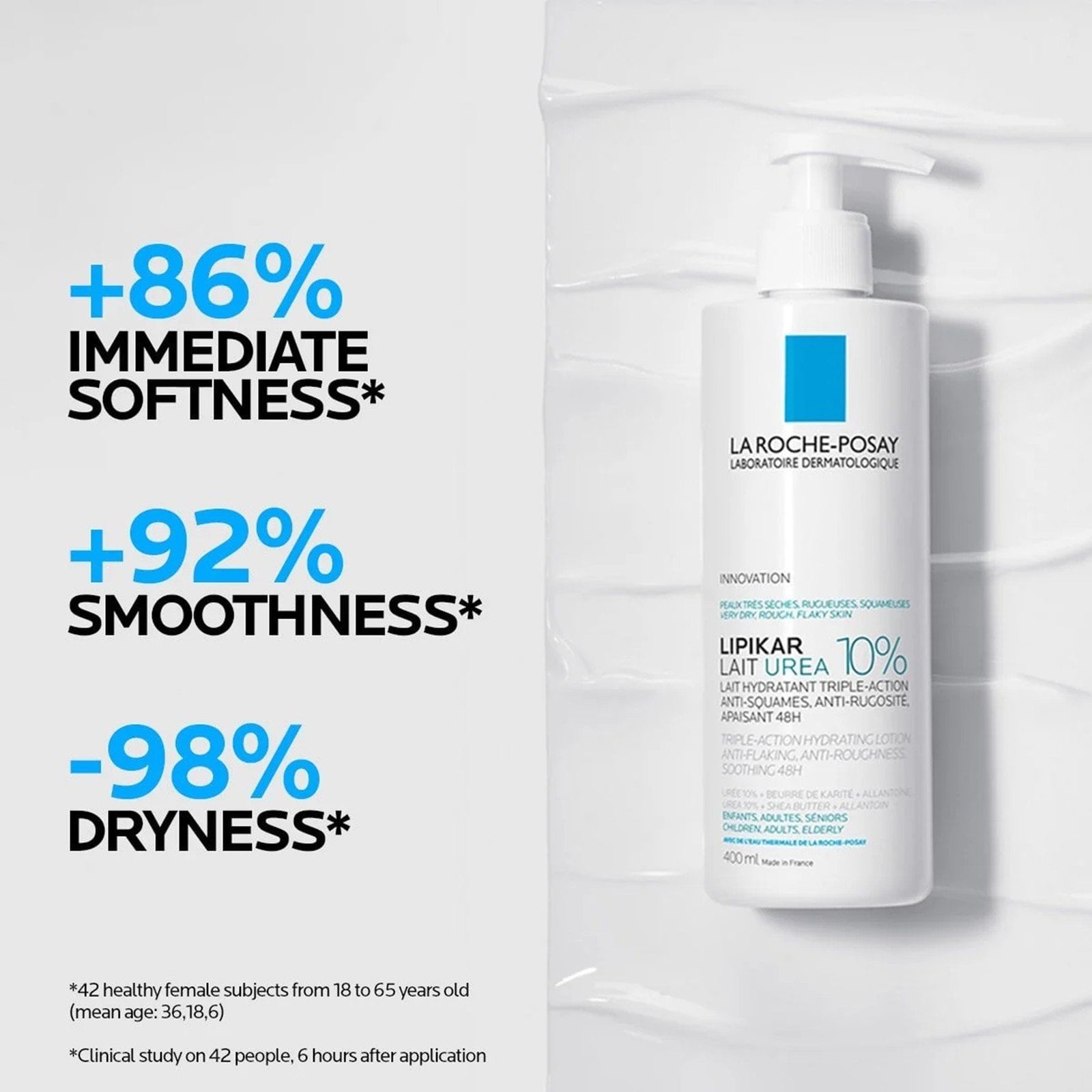 La Roche-Posay Lipikar Lait Urea 10% Triple-Action Hydrating Lotion 400ml