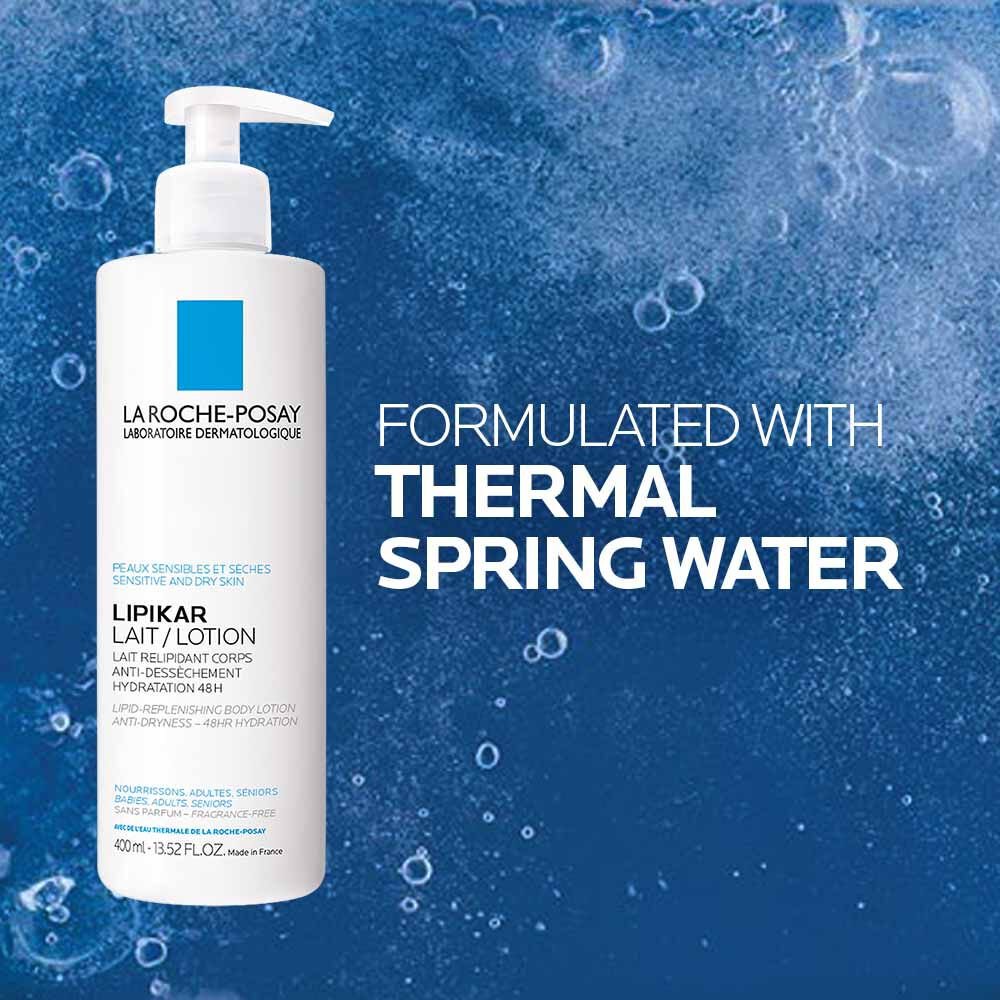 La Roche-Posay Lipikar 48h Lipid-Replenishing Anti-Dryness Body Milk 400ml