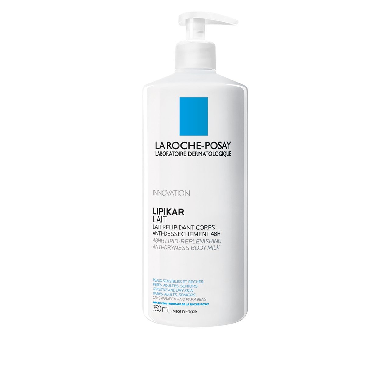 La Roche-Posay Lipikar Lipid-Replenishing Body Milk 750ml (25.36fl oz)