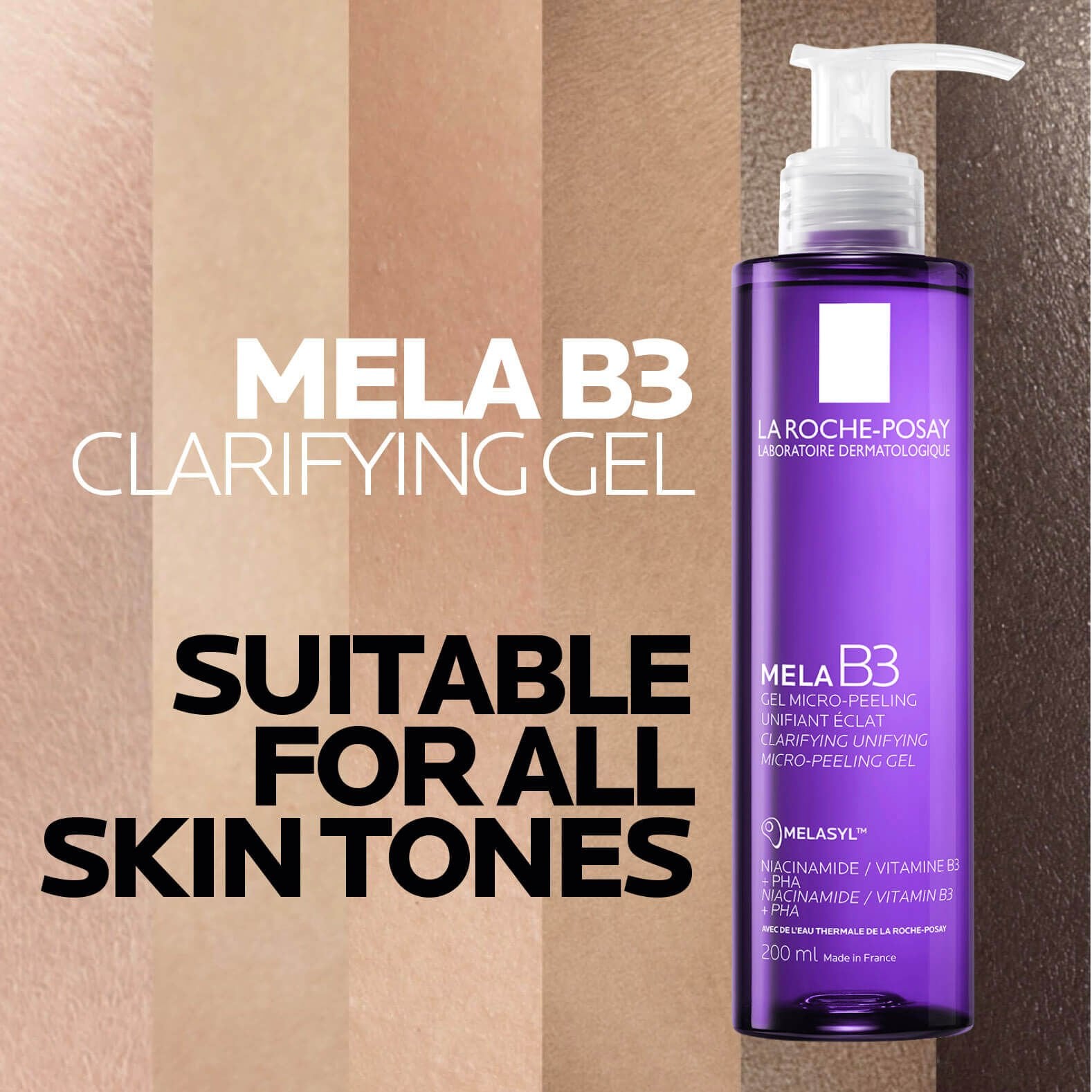 La Roche-Posay Mela B3 Clarifying Unifying Micro-Peeling Gel 200ml