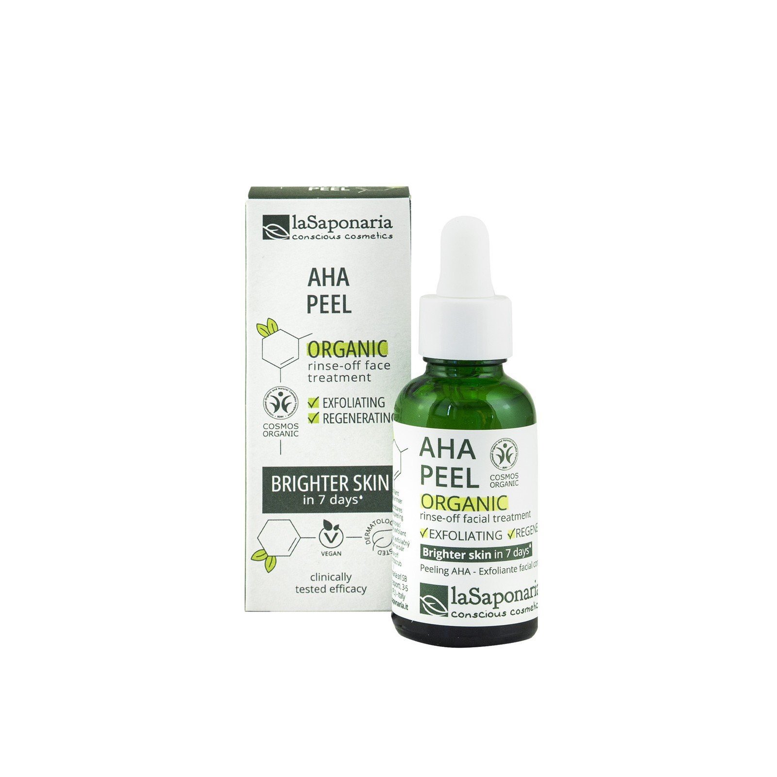 La Saponaria AHA Peel Rinse-Off Face Treatment 30ml