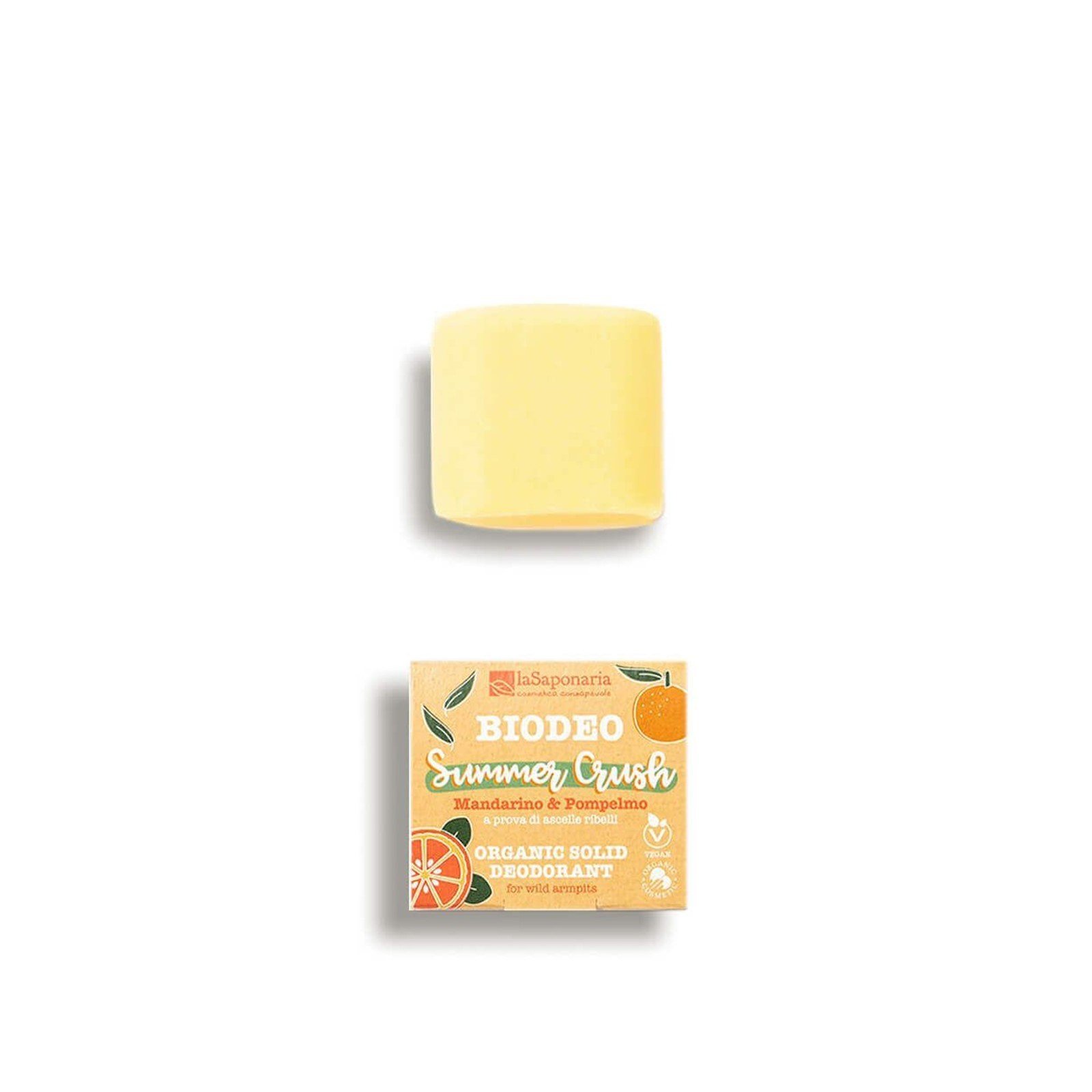 La Saponaria Biodeo Summer Crush Organic Solid Deodorant 40g