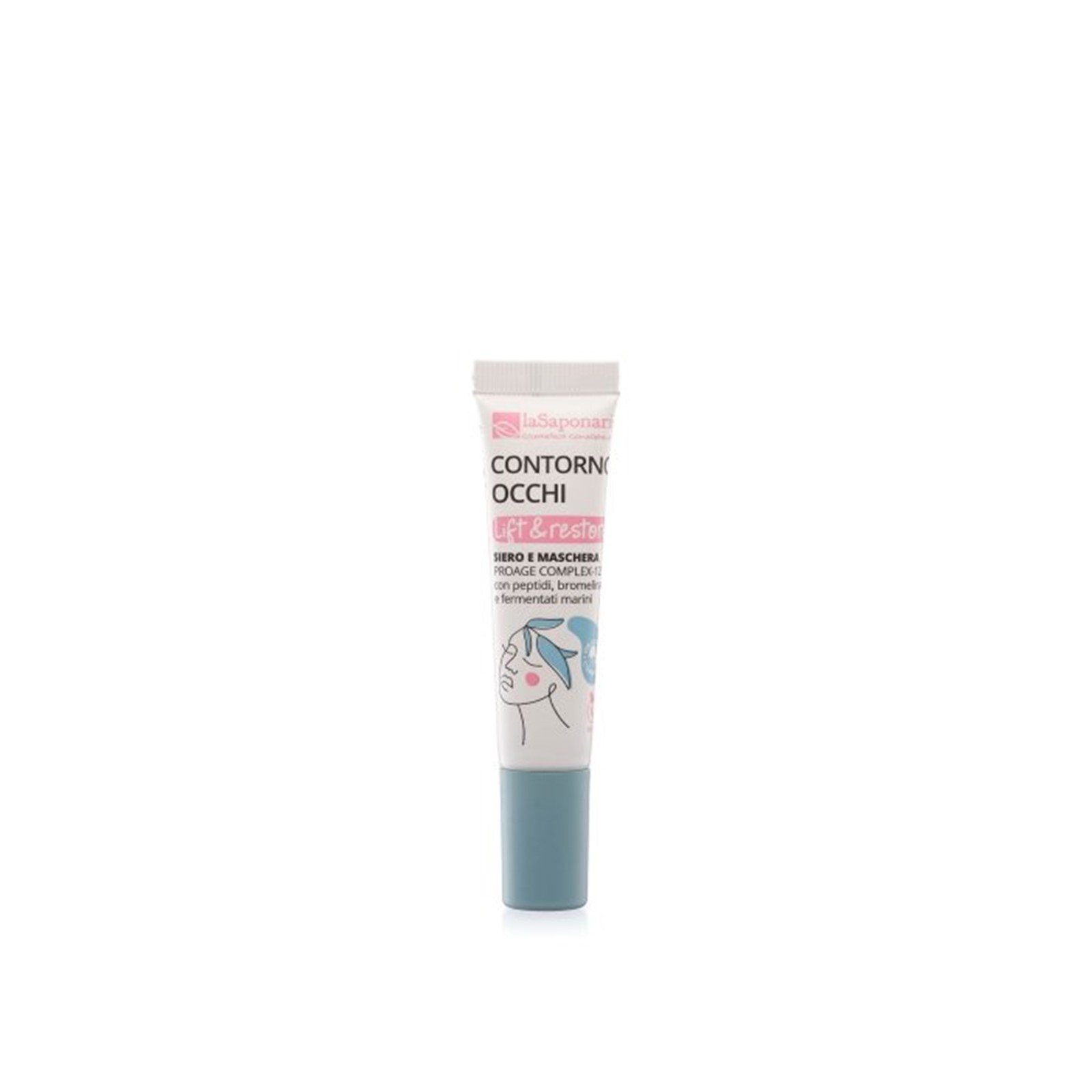 La Saponaria Lift & Restore Eye Contour Serum & Mask 15ml