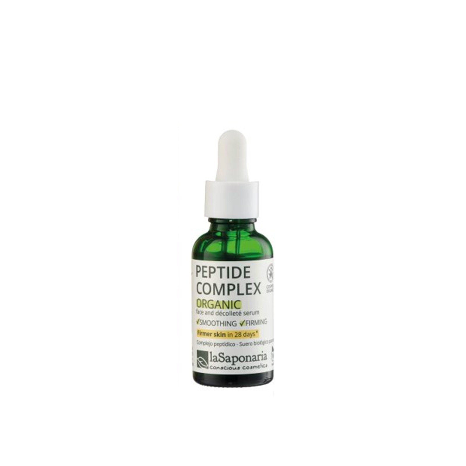 La Saponaria Peptide Complex Organic Face and Décolleté Serum 30ml Qatar