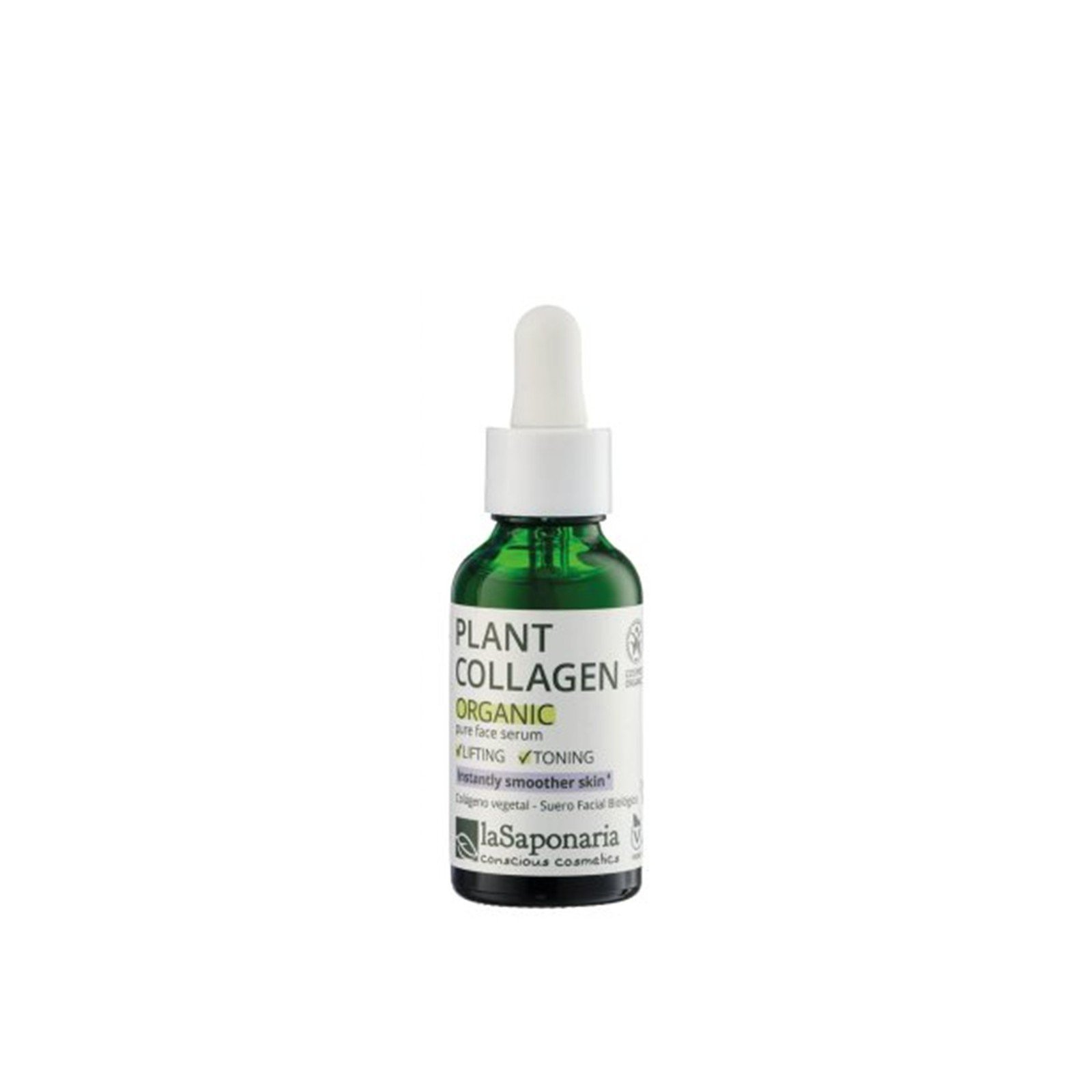 La Saponaria Plant Collagen Organic Pure Face Serum 30ml (1.01floz)
