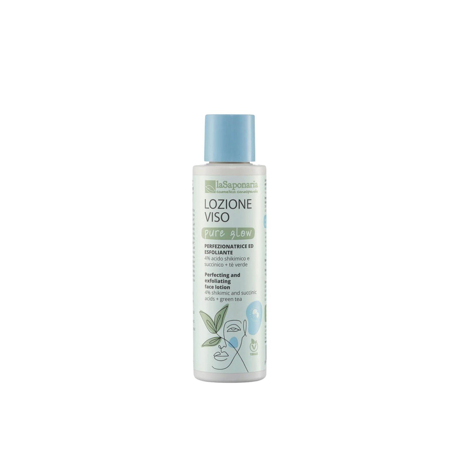 La Saponaria Pure Glow Perfecting and Exfoliating Face Lotion 150ml