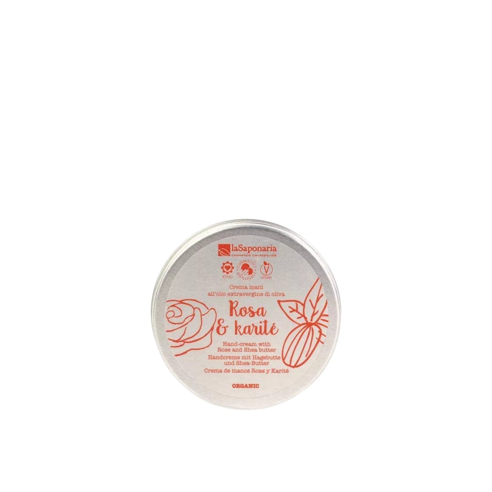 La Saponaria Rose and Shea Butter Hand Cream 60ml