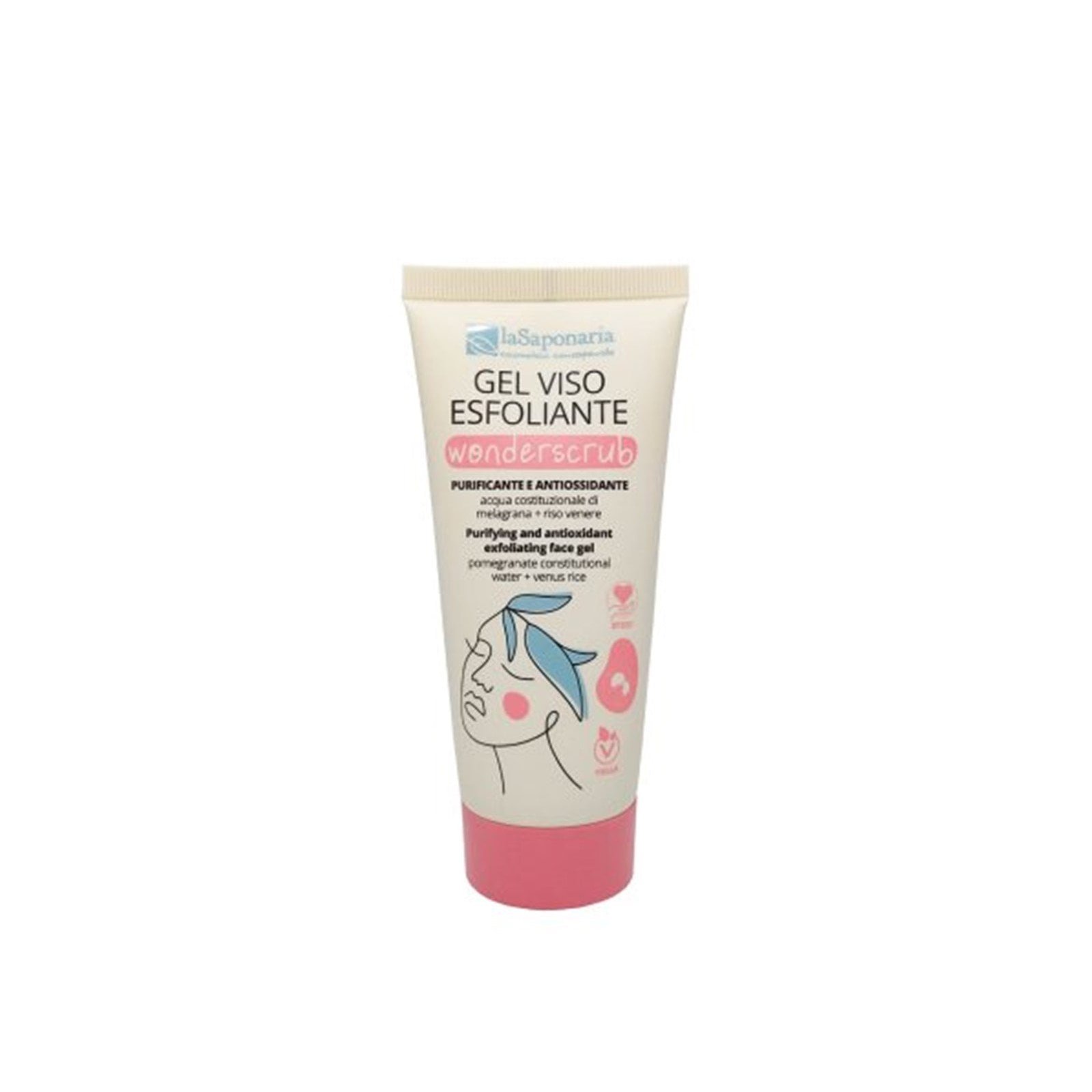 La Saponaria Wonder Scrub Purifying and Antioxidant Exfoliating Face Gel 100ml