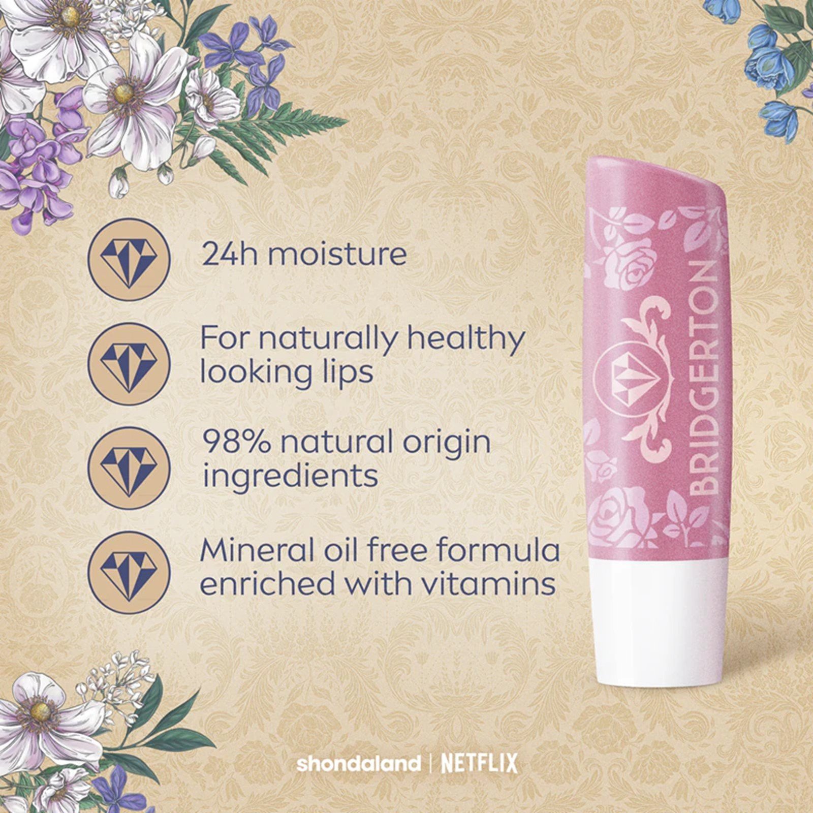 Labello Bridgerton Lip Balm Rose Meringue 4.8g