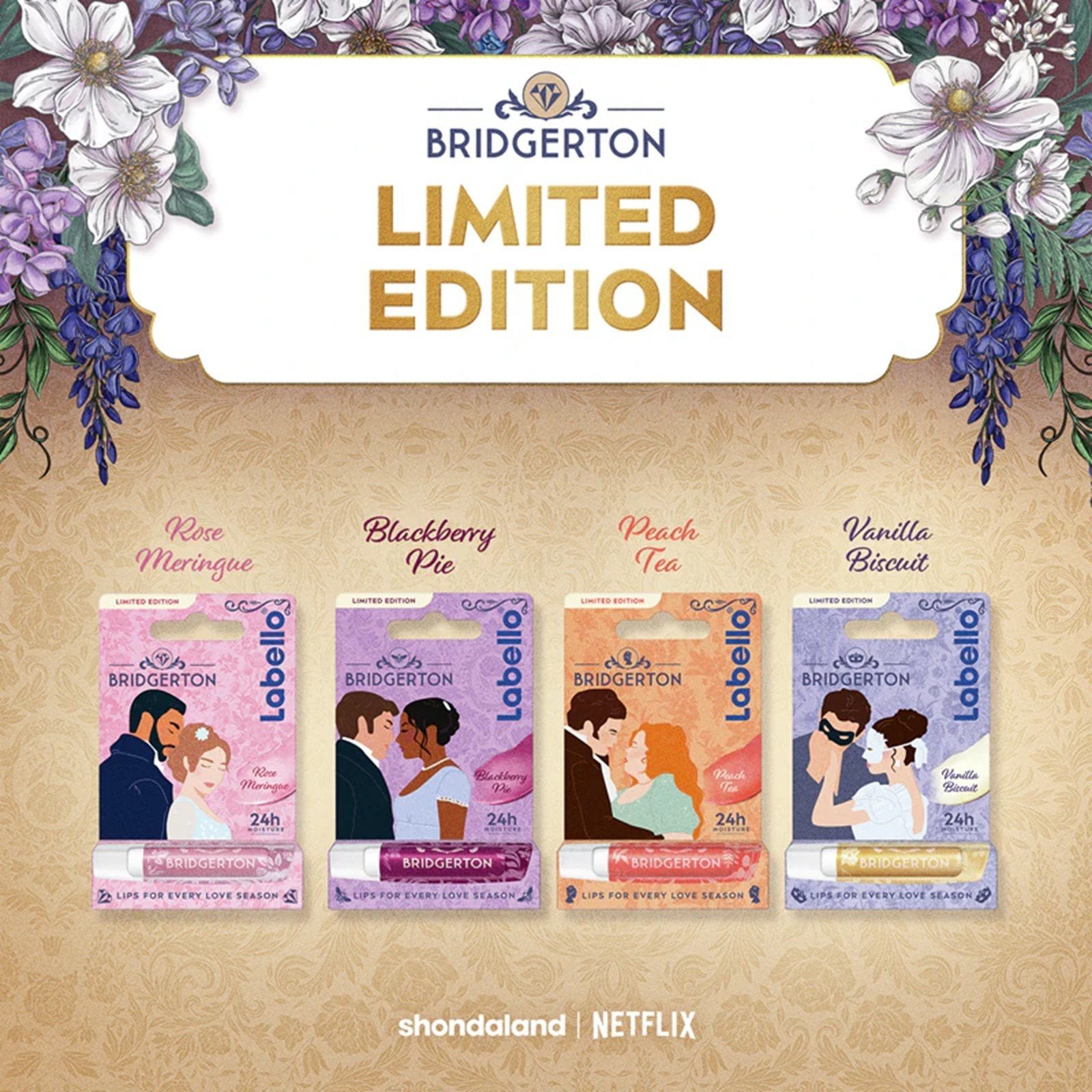 Labello Bridgerton Lip Balm Rose Meringue 4.8g